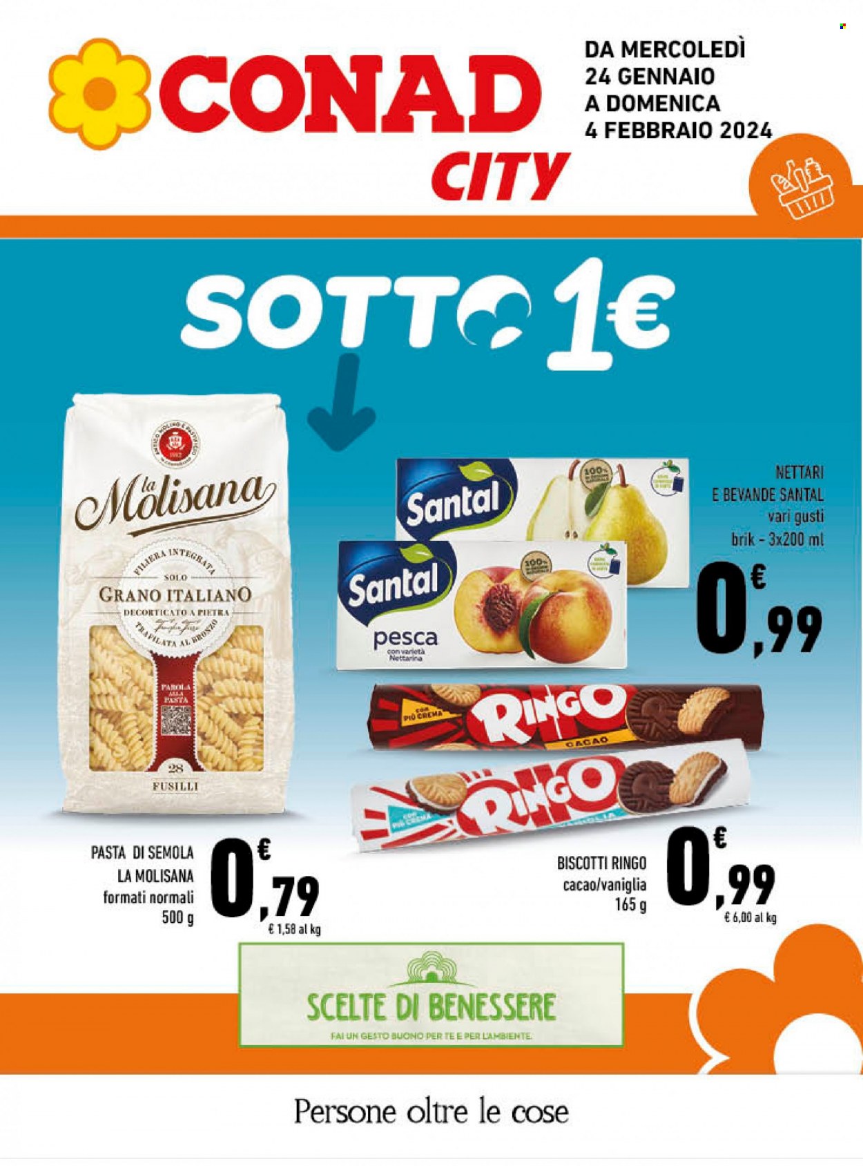 Volantino Conad - 24/1/2024 - 4/2/2024. Pagina 1