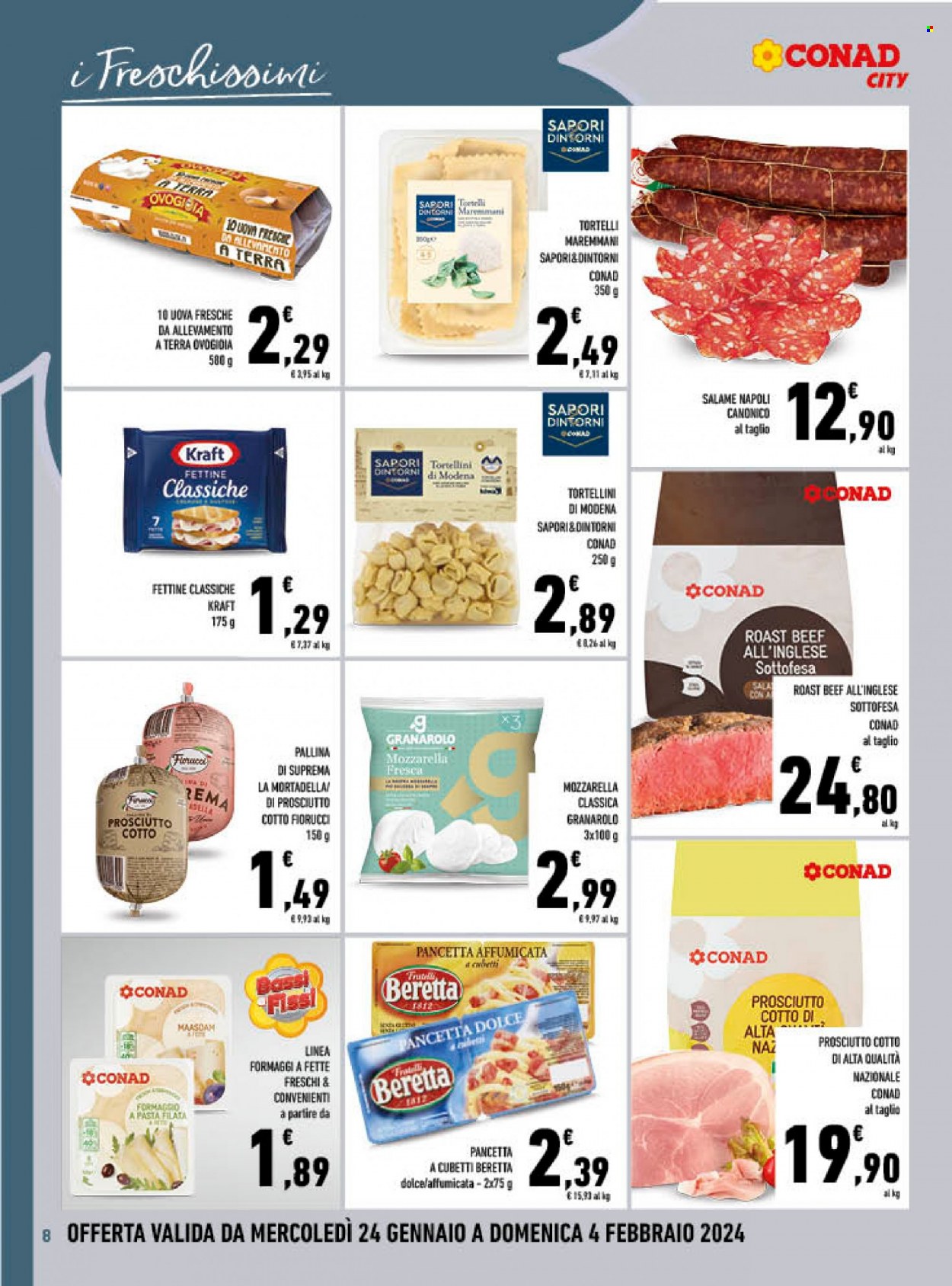 Leták Conad - 24.1.2024 - 4.2.2024. Strana 8