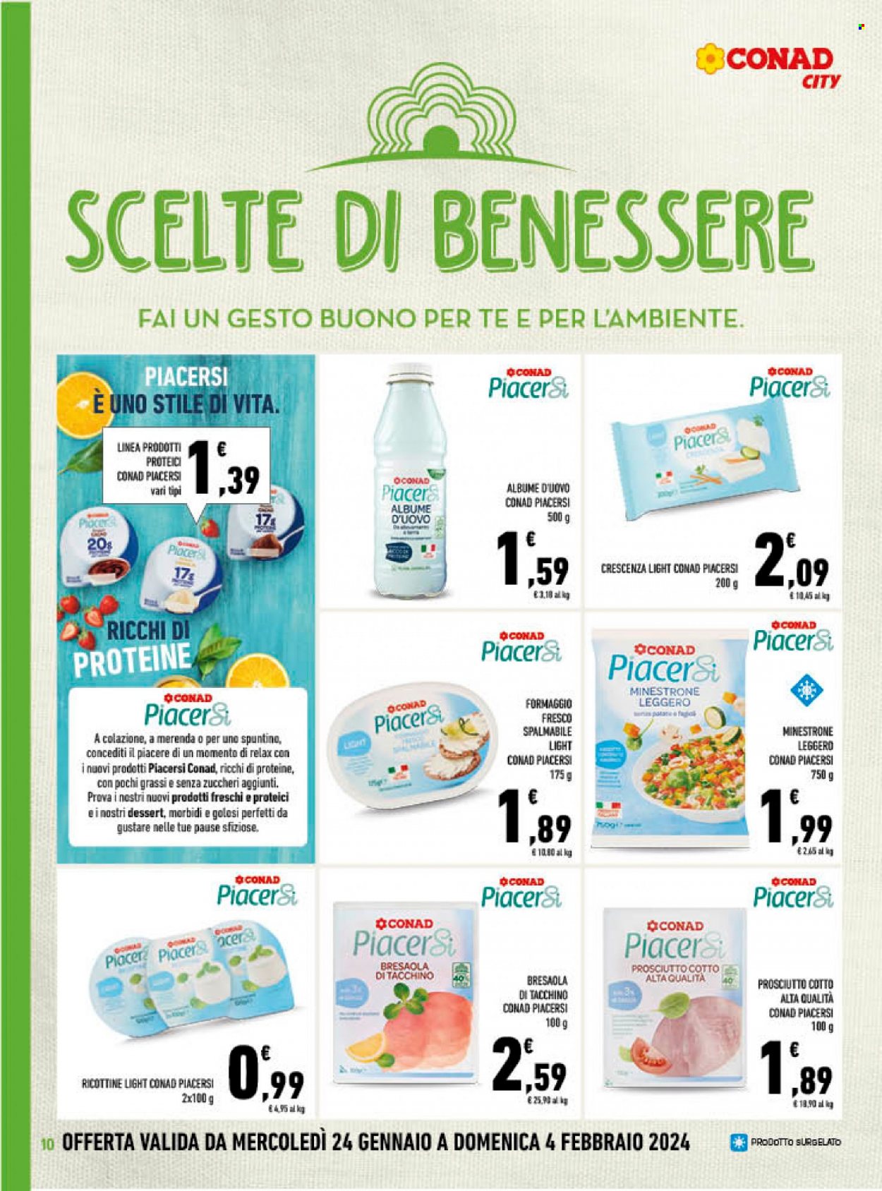 Volantino Conad - 24/1/2024 - 4/2/2024. Pagina 10