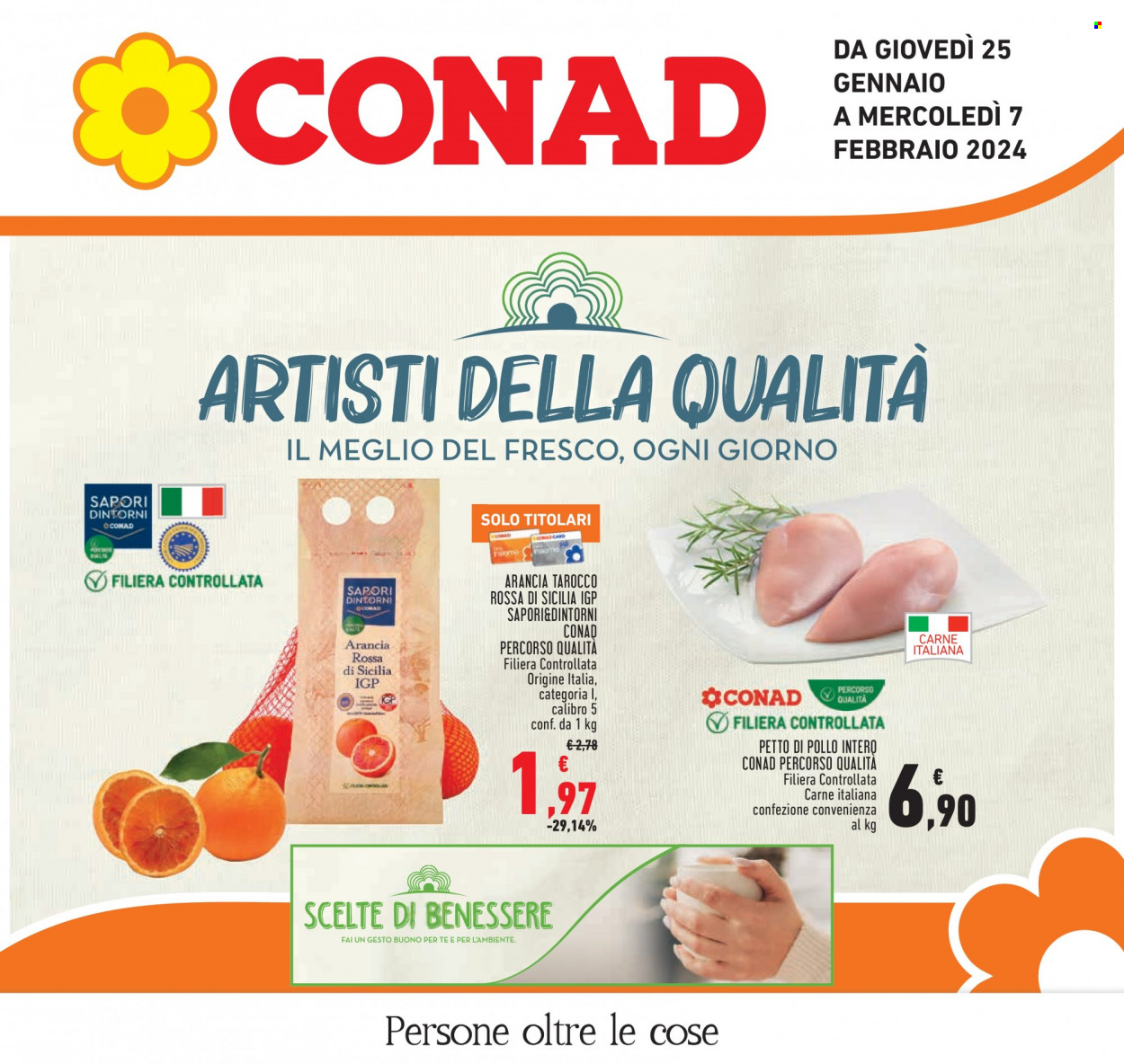 Leták Conad - 25.1.2024 - 7.2.2024. Strana 1