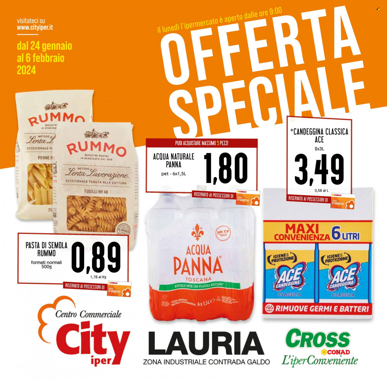 Volantino Conad Superstore - 24/1/2024 - 6/2/2024. Pagina 1