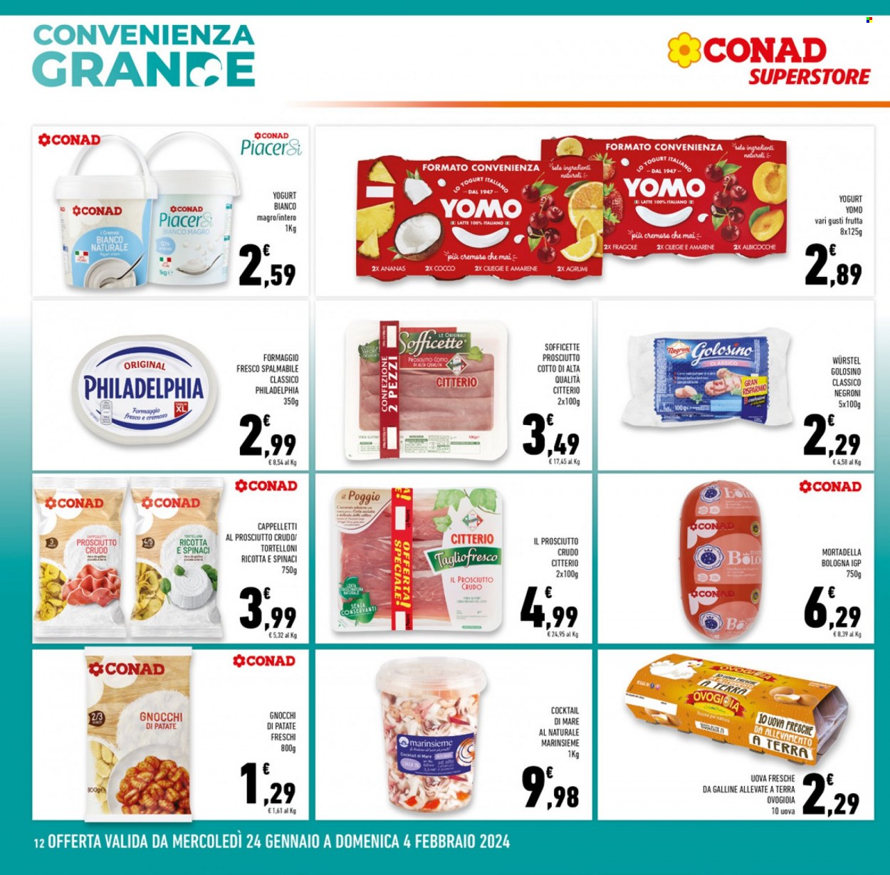 Volantino Conad Superstore - 24/1/2024 - 6/2/2024. Pagina 12