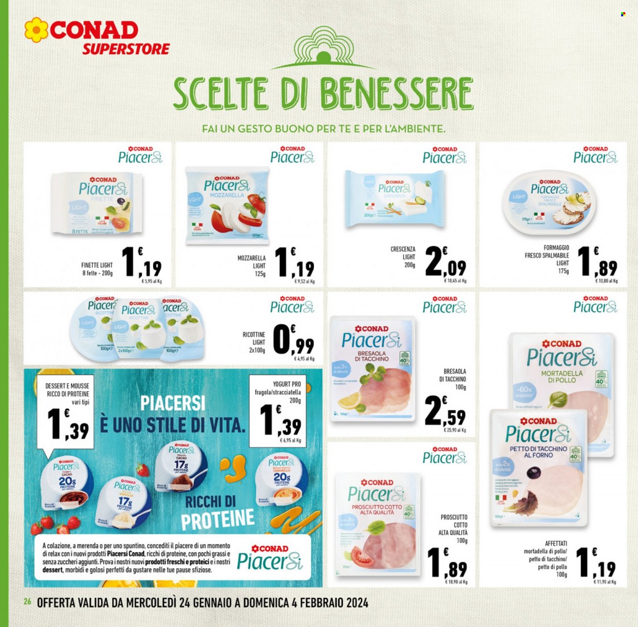Volantino Conad Superstore - 24/1/2024 - 6/2/2024. Pagina 26