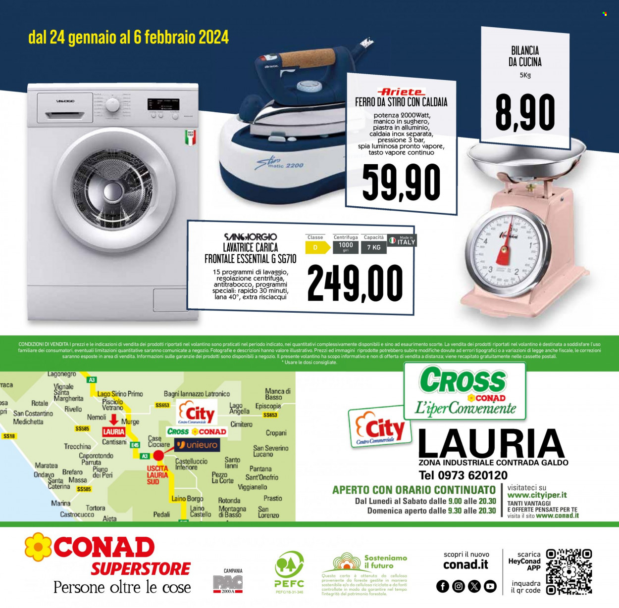 Volantino Conad Superstore - 24/1/2024 - 6/2/2024. Pagina 40