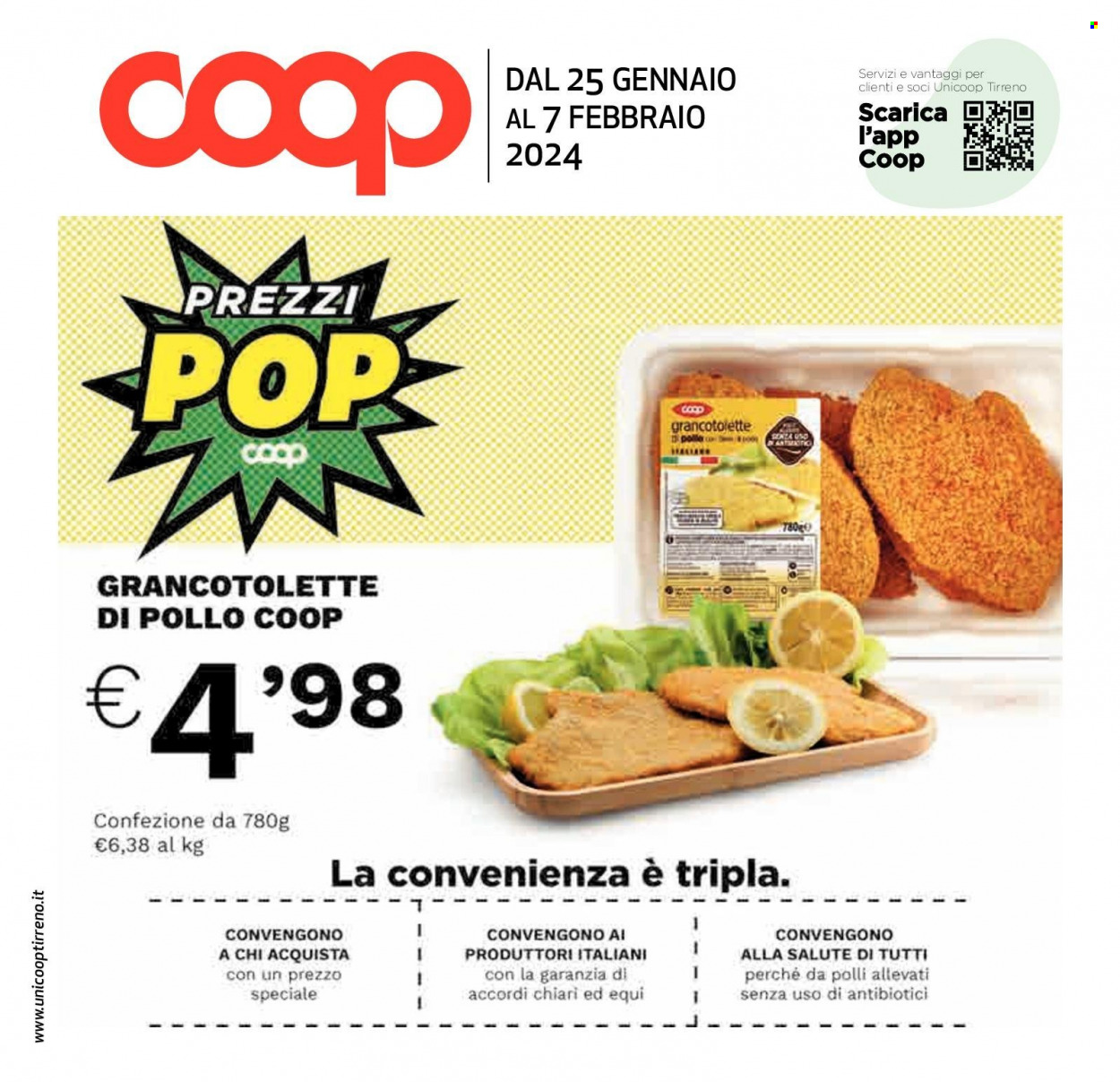Volantino Coop - 25/1/2024 - 7/2/2024. Pagina 1