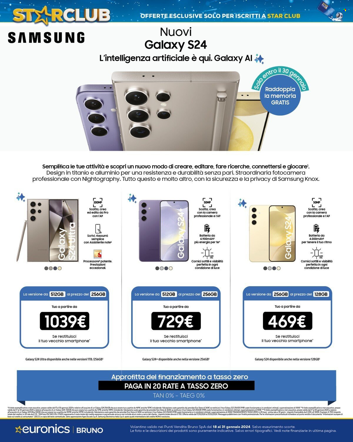 Volantino Euronics - 18/1/2024 - 31/1/2024. Pagina 4