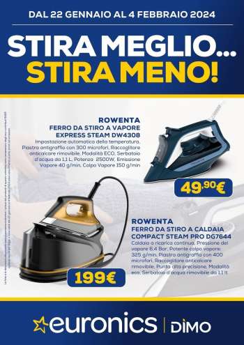 Volantino Euronics - 22/1/2024 - 4/2/2024.