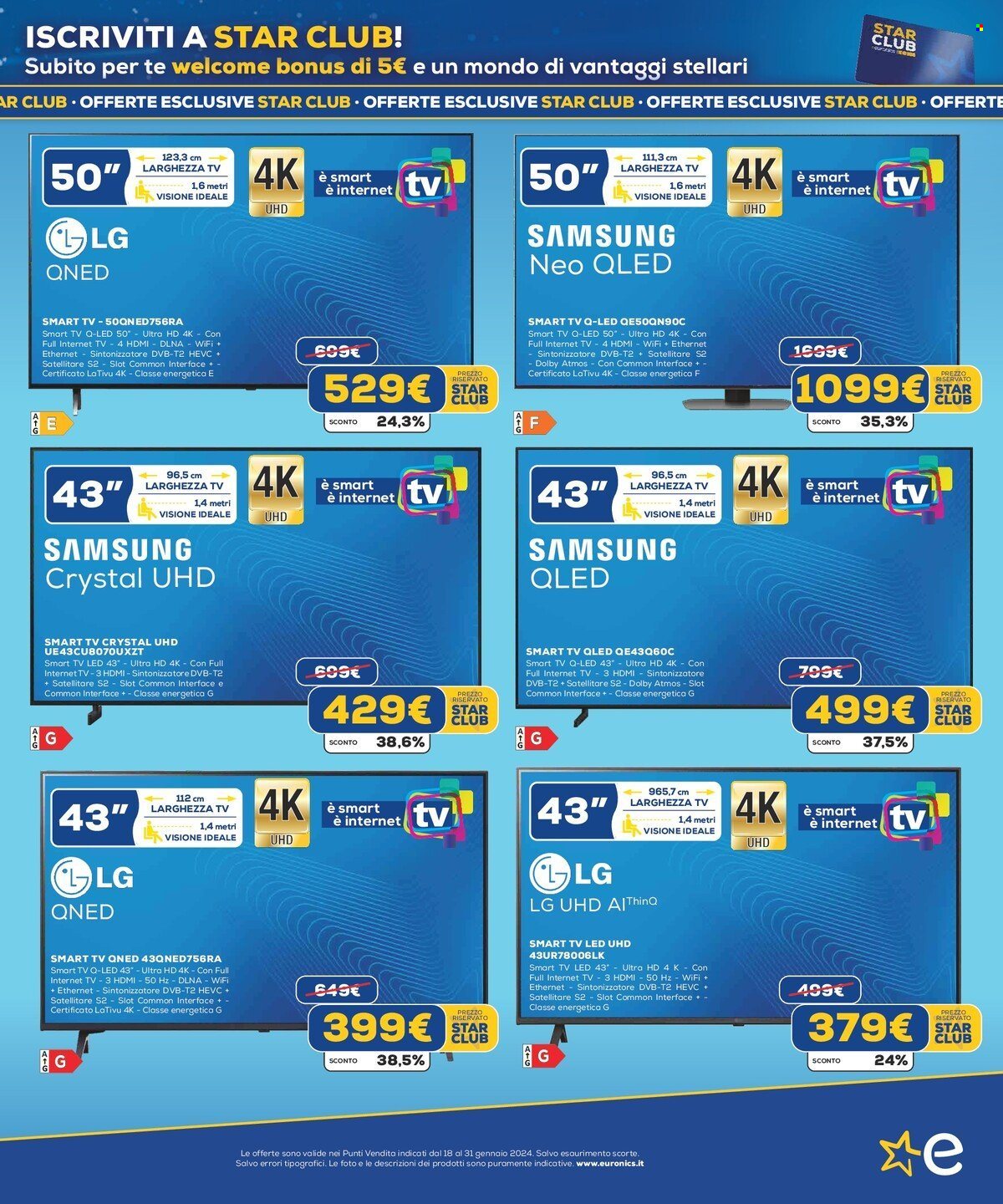 Volantino Euronics - 18/1/2024 - 31/1/2024. Pagina 5