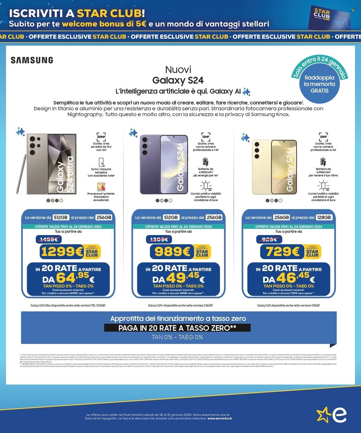 Volantino Euronics - 18/1/2024 - 31/1/2024. Pagina 11