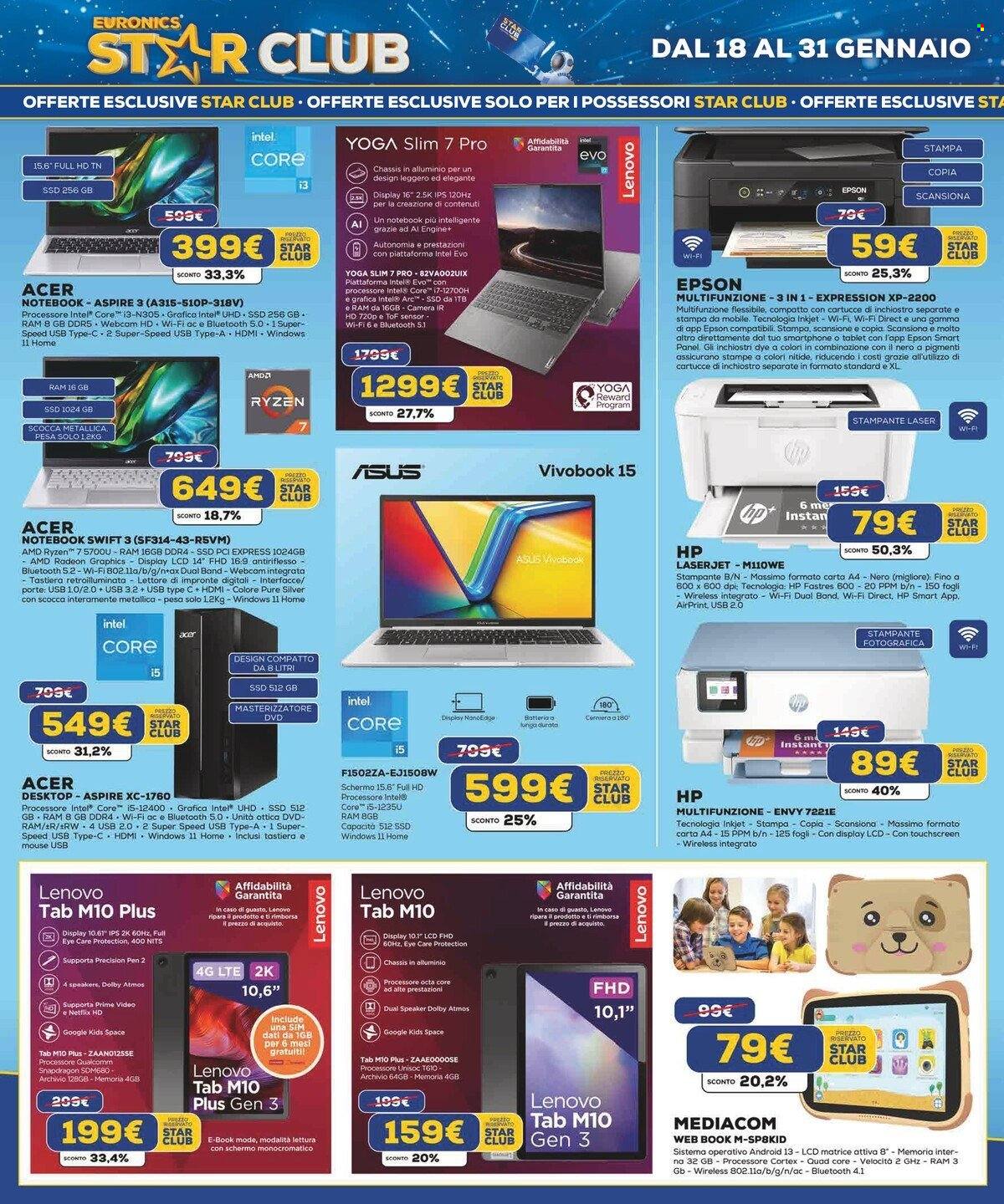 Volantino Euronics - 18/1/2024 - 31/1/2024. Pagina 14