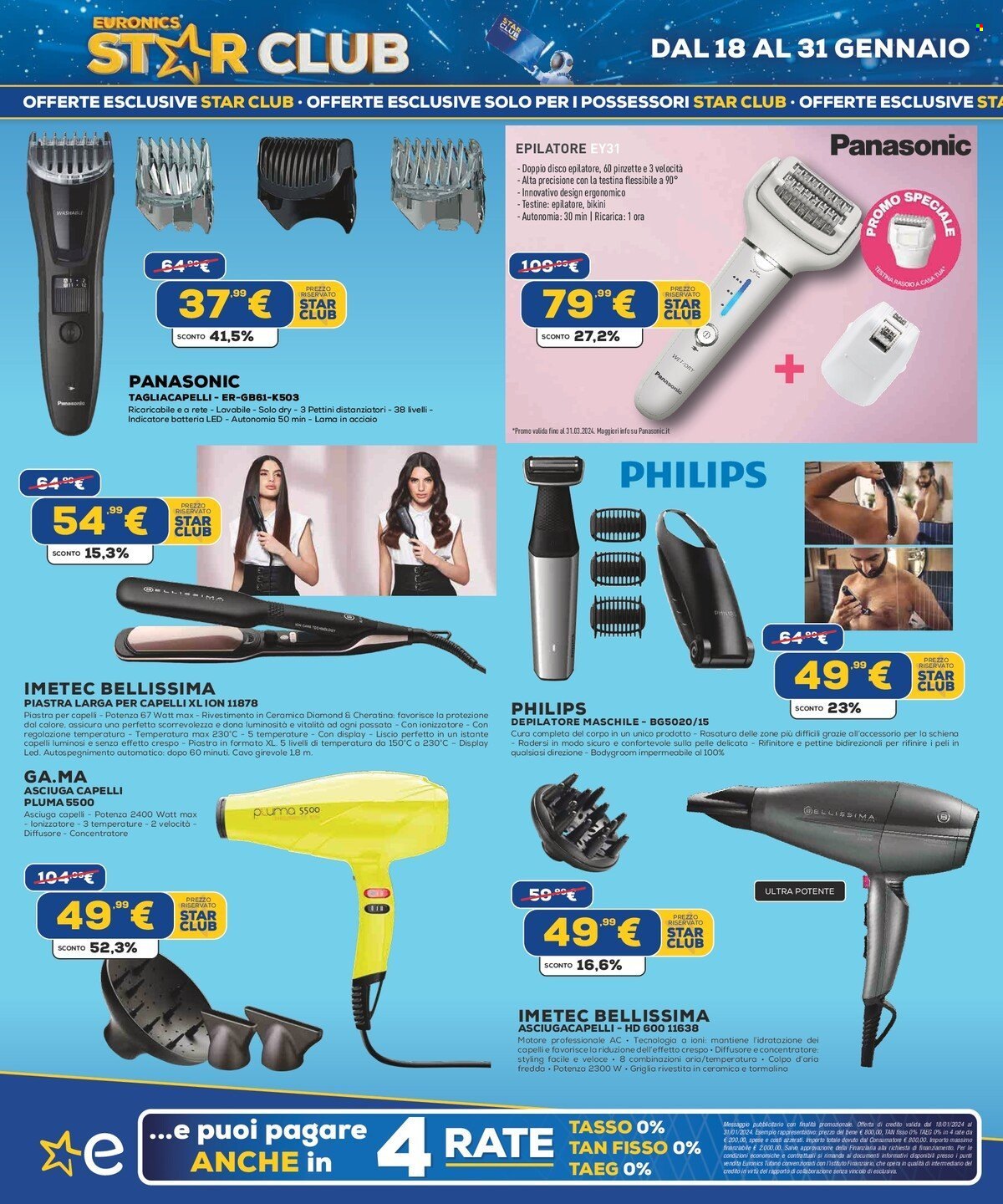 Volantino Euronics - 18/1/2024 - 31/1/2024. Pagina 18