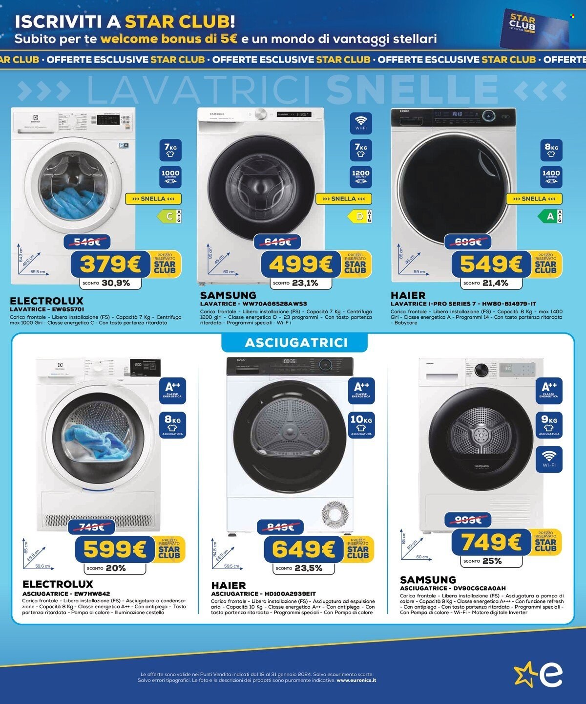 Volantino Euronics - 18/1/2024 - 31/1/2024. Pagina 23
