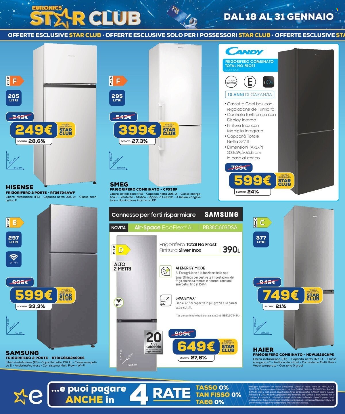 Volantino Euronics - 18/1/2024 - 31/1/2024. Pagina 24