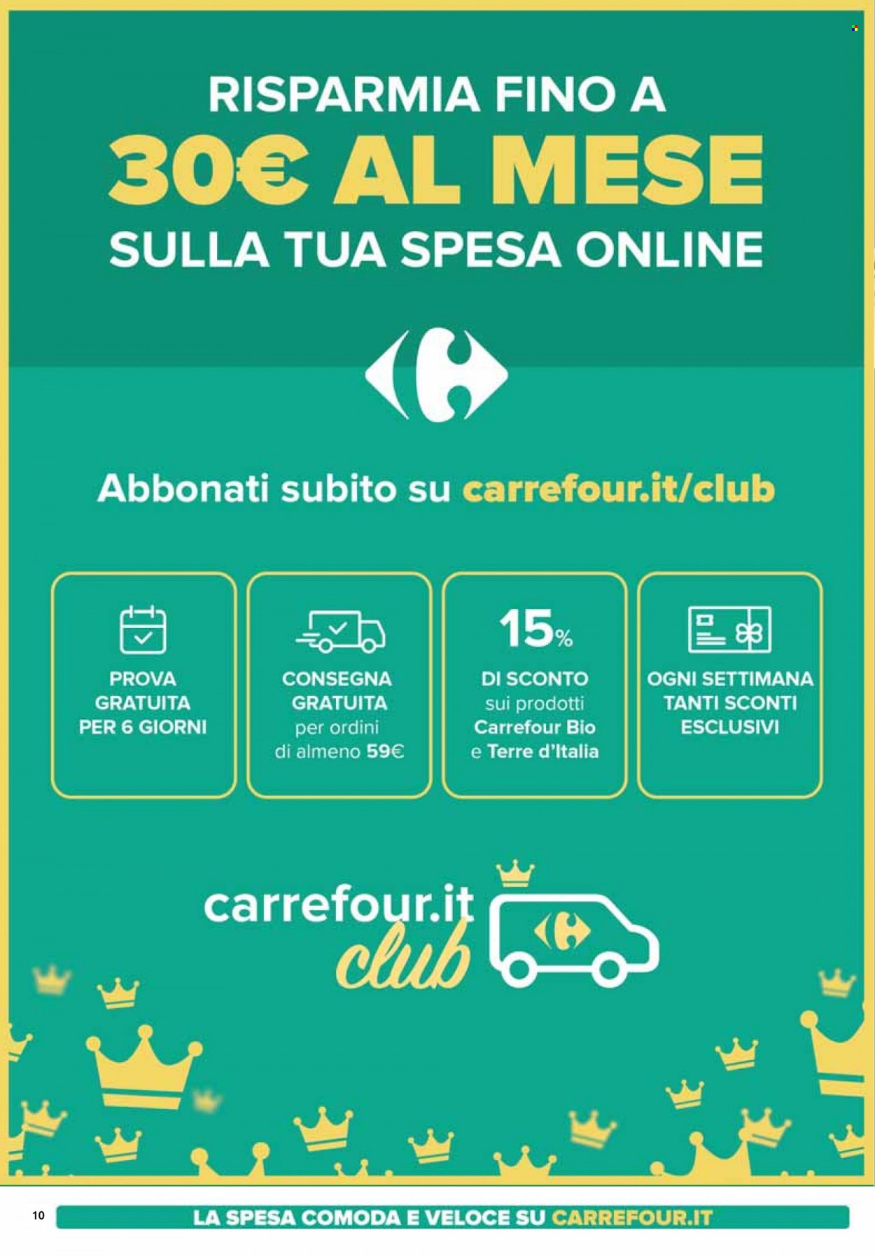 Volantino Carrefour - 25/1/2024 - 6/2/2024. Pagina 10