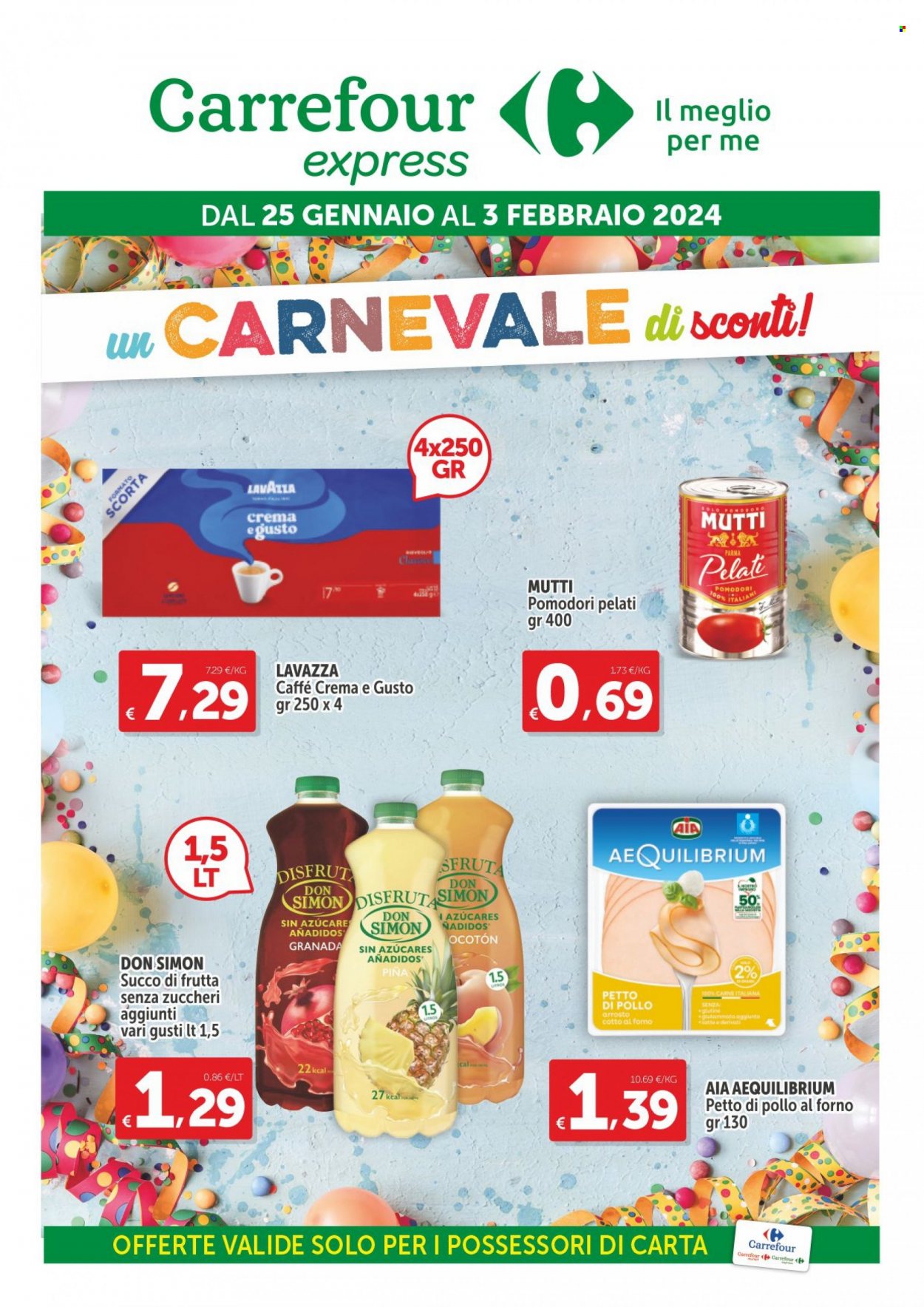 Leták Carrefour - 25.1.2024 - 3.2.2024. Strana 1
