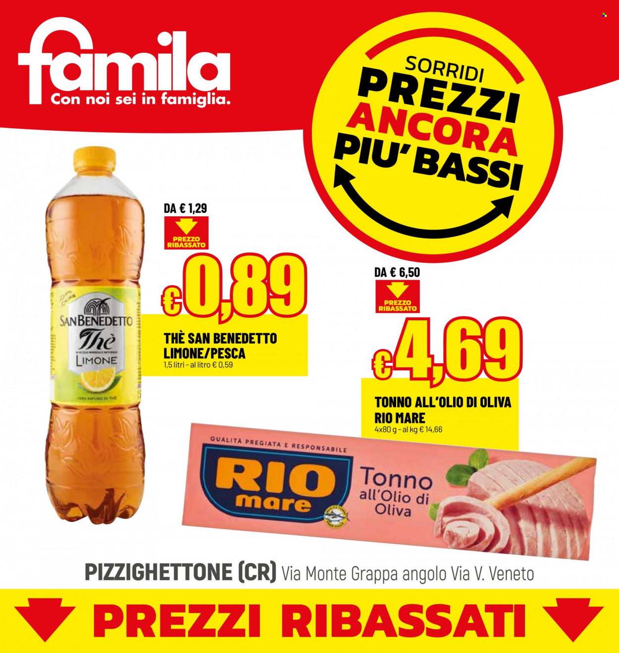 Volantino Famila - 25/1/2024 - 7/2/2024. Pagina 1