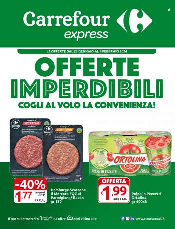 Volantino Carrefour - 23/1/2024 - 6/2/2024.