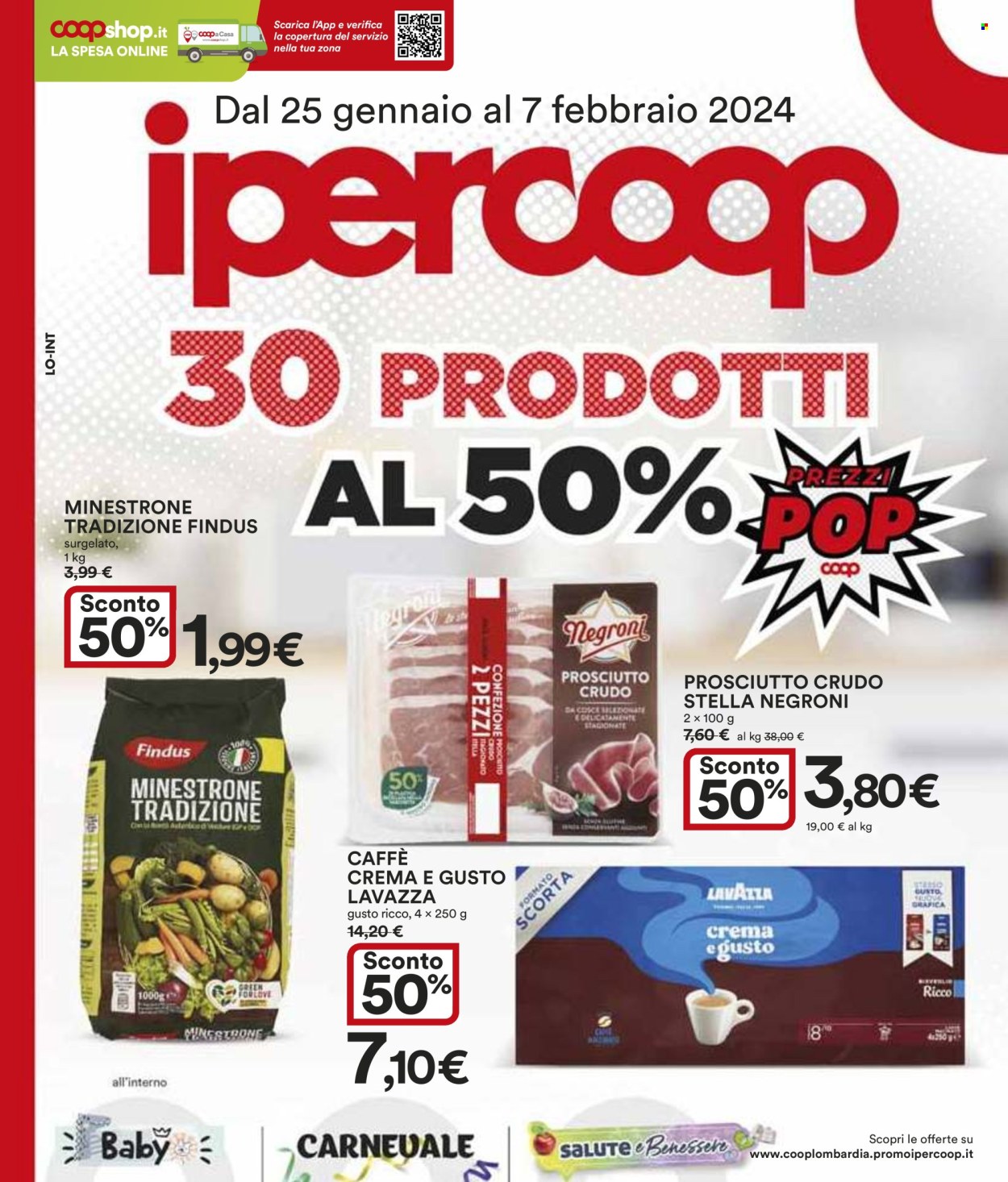 Volantino Coop - 25/1/2024 - 7/2/2024. Pagina 1