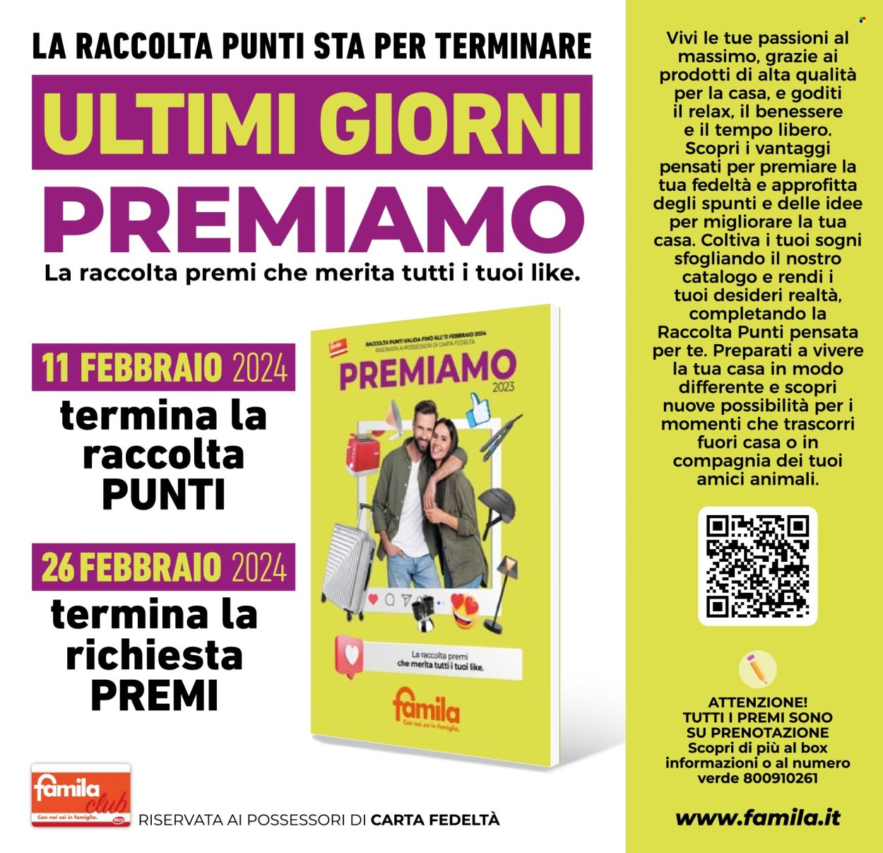 Volantino Famila - 25/1/2024 - 7/2/2024. Pagina 24