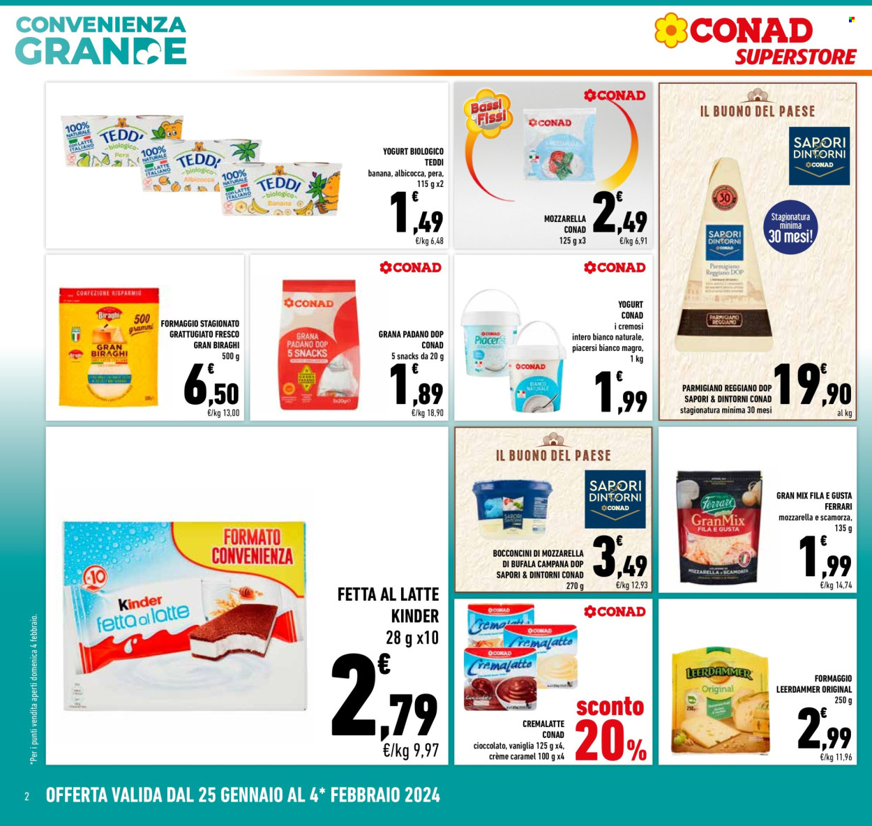 Leták Conad Superstore - 25.1.2024 - 4.2.2024. Strana 2