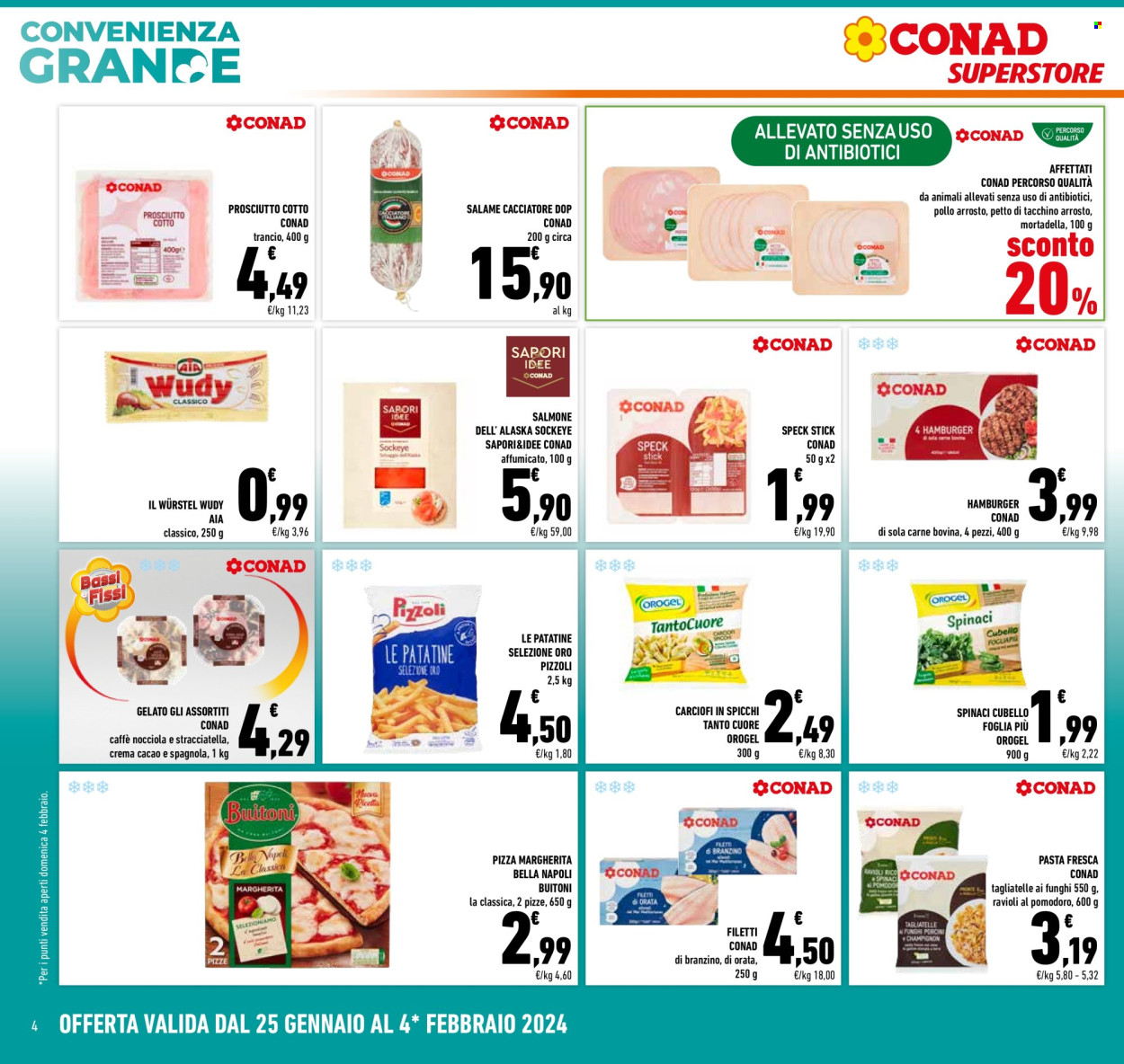 Leták Conad Superstore - 25.1.2024 - 4.2.2024. Strana 4