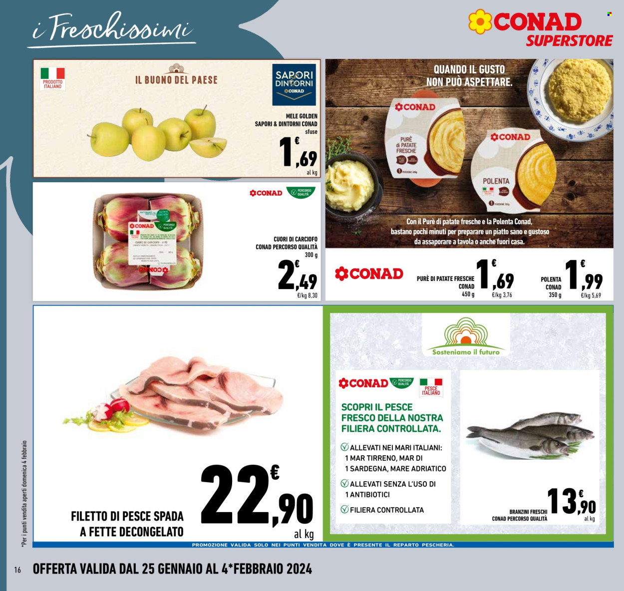Volantino Conad Superstore - 25/1/2024 - 4/2/2024. Pagina 16