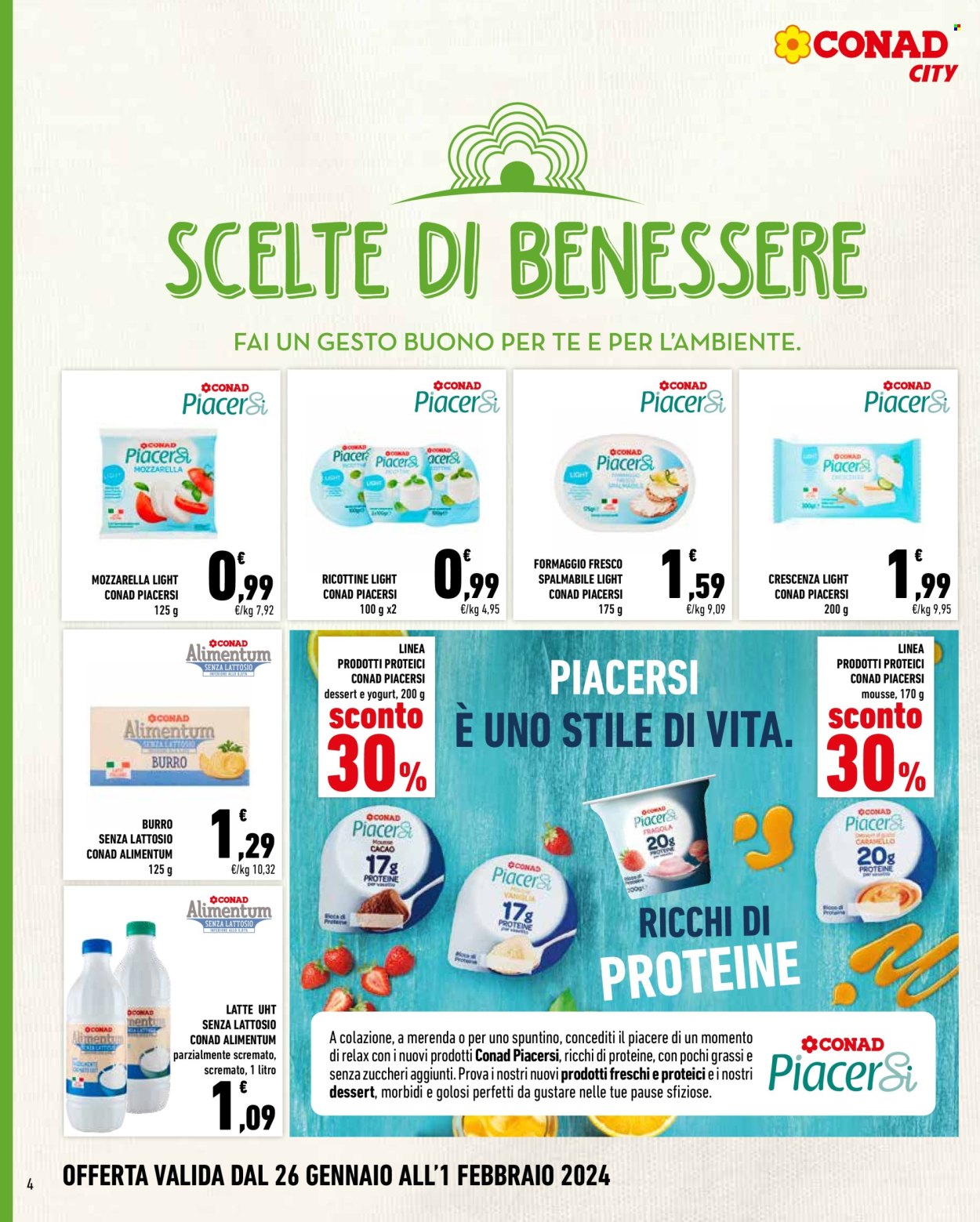 Volantino Conad City - 26/1/2024 - 1/2/2024. Pagina 4