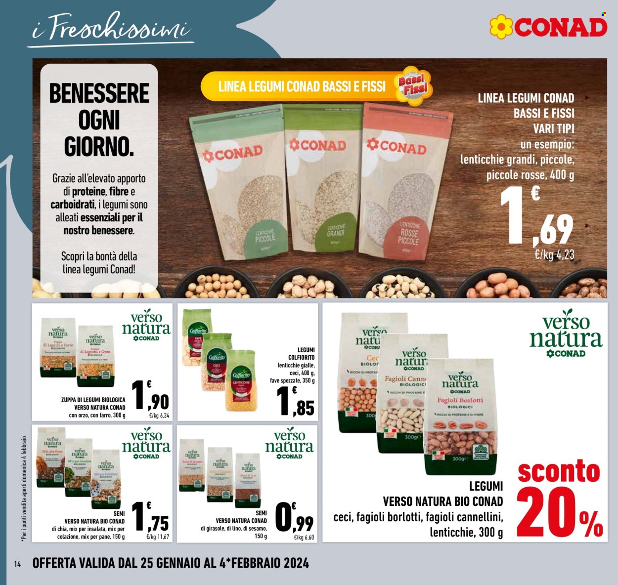 Volantino Conad - 25/1/2024 - 4/2/2024. Pagina 14
