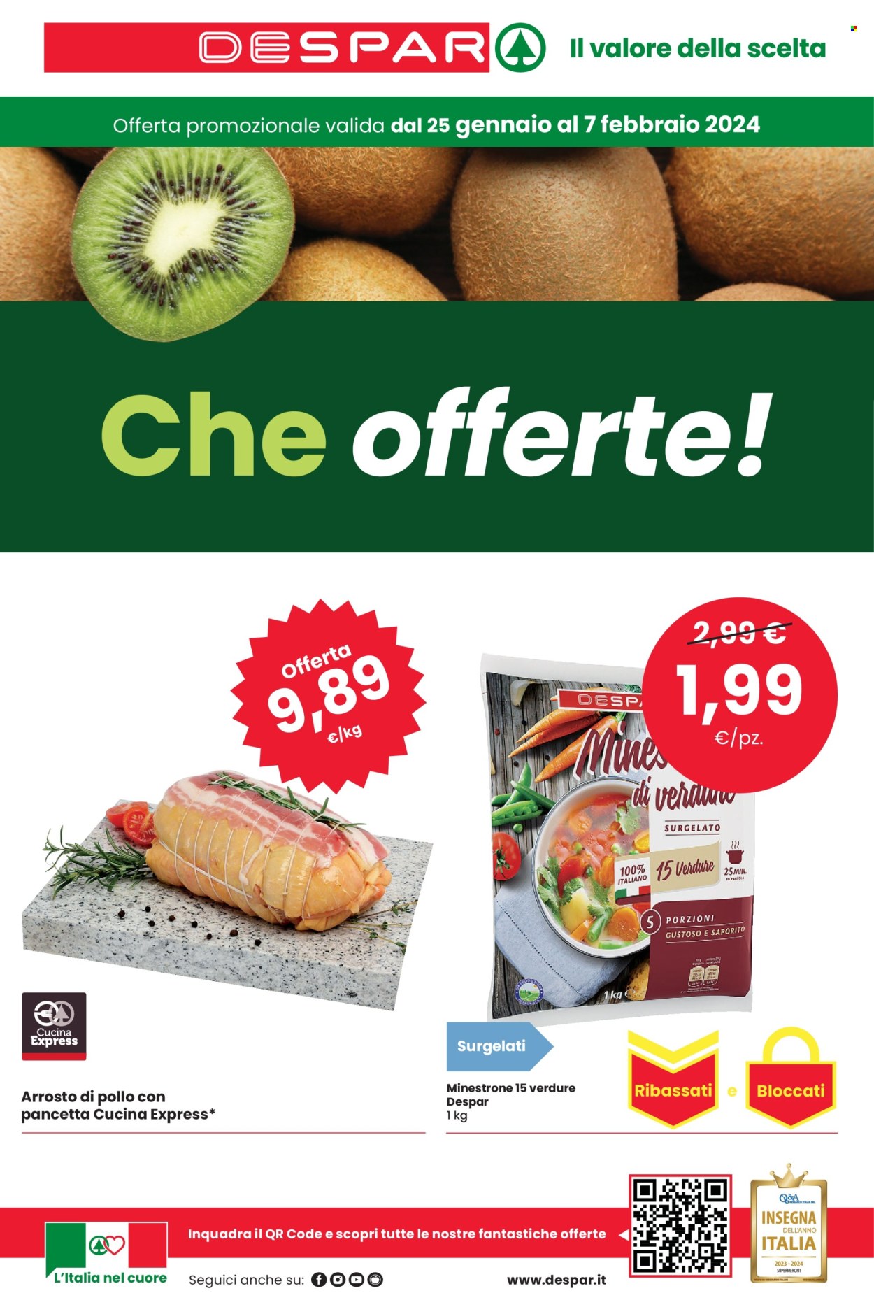 Volantino Despar - 25/1/2024 - 7/2/2024. Pagina 1