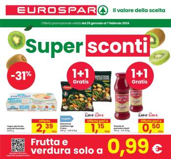 Volantino Eurospar - 25/1/2024 - 7/2/2024.