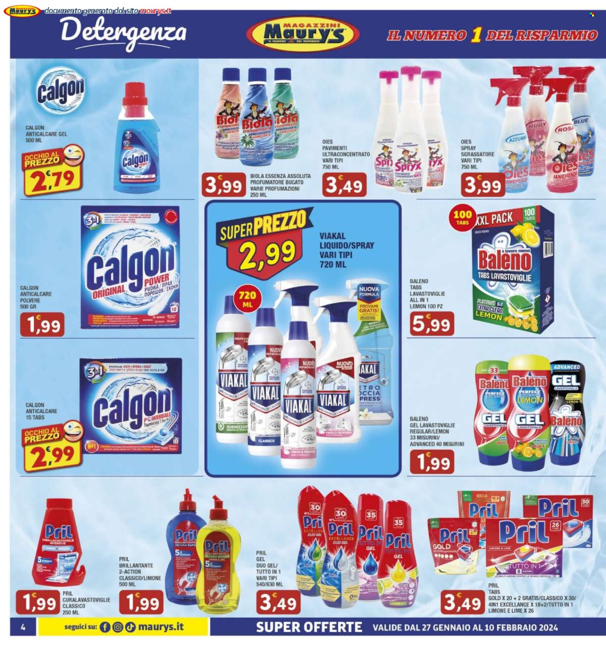 Volantino Maury's - 27/1/2024 - 10/2/2024. Pagina 4