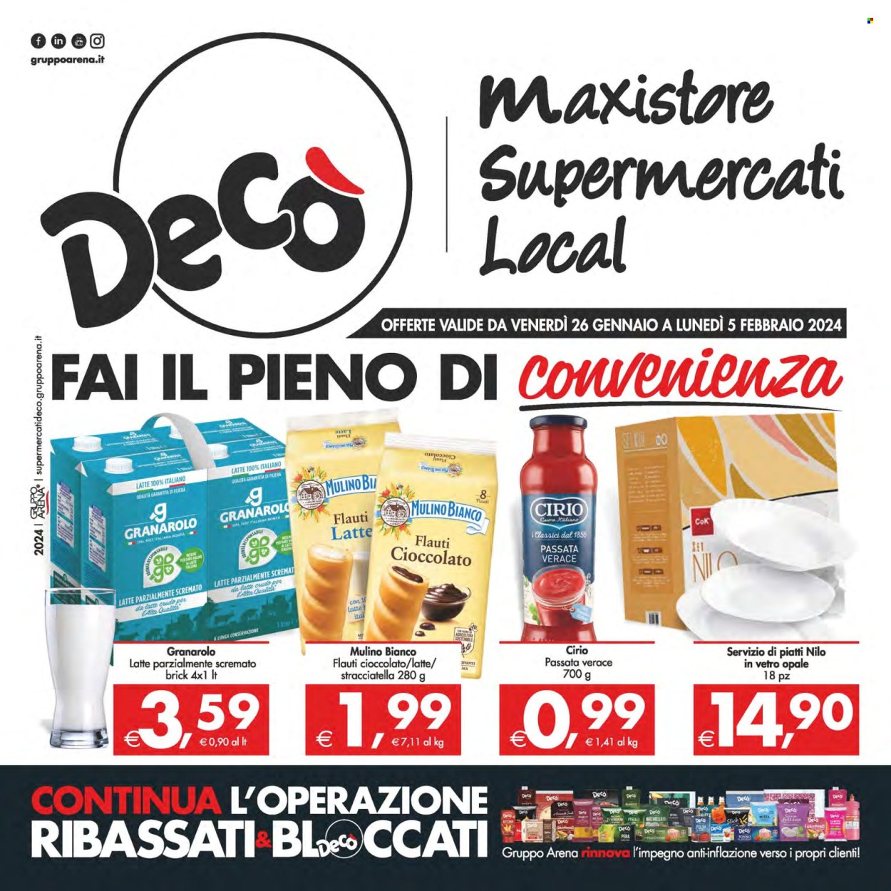 Volantino Deco - 26/1/2024 - 5/2/2024. Pagina 1