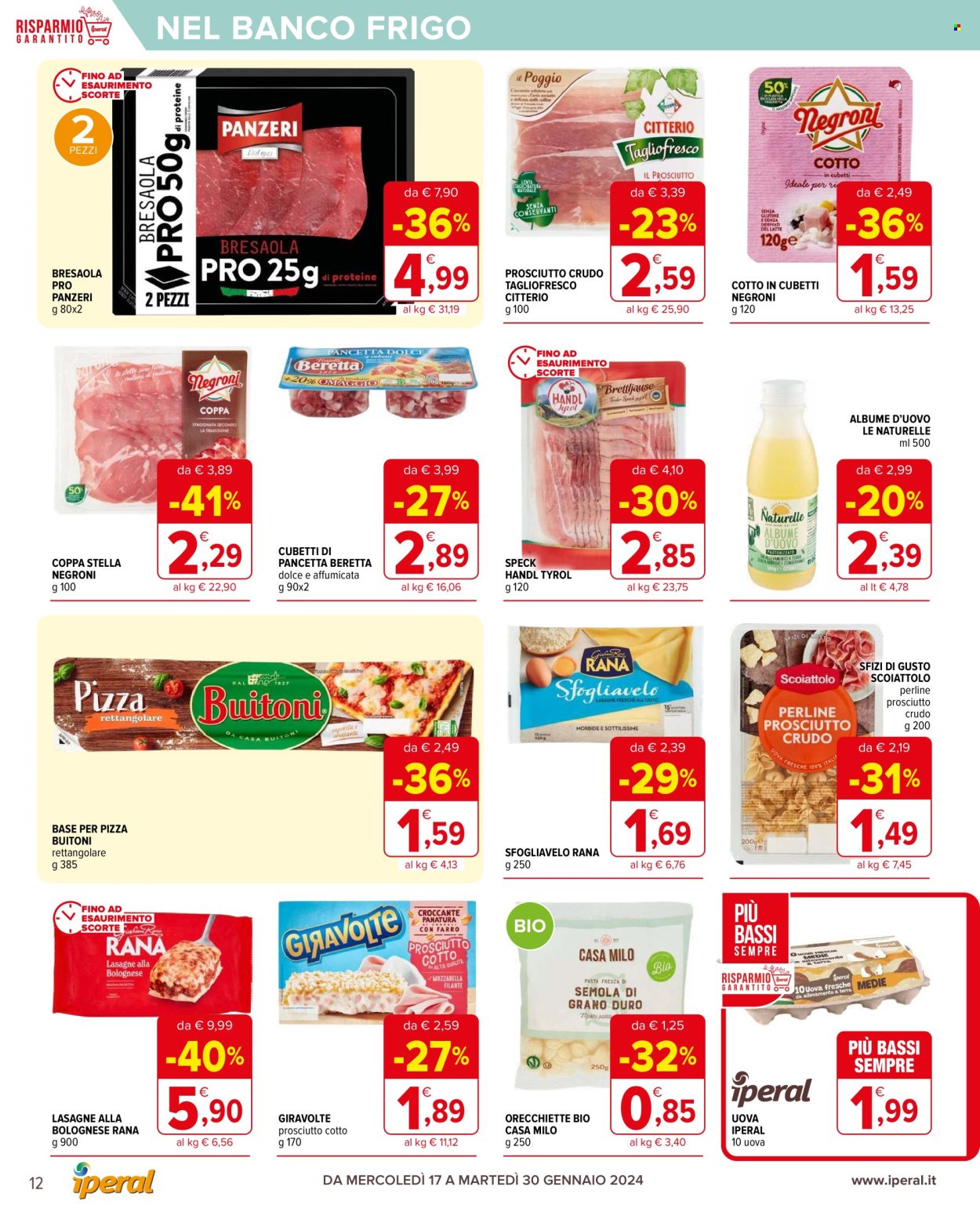 Volantino Iperal - 17/1/2024 - 30/1/2024. Pagina 12