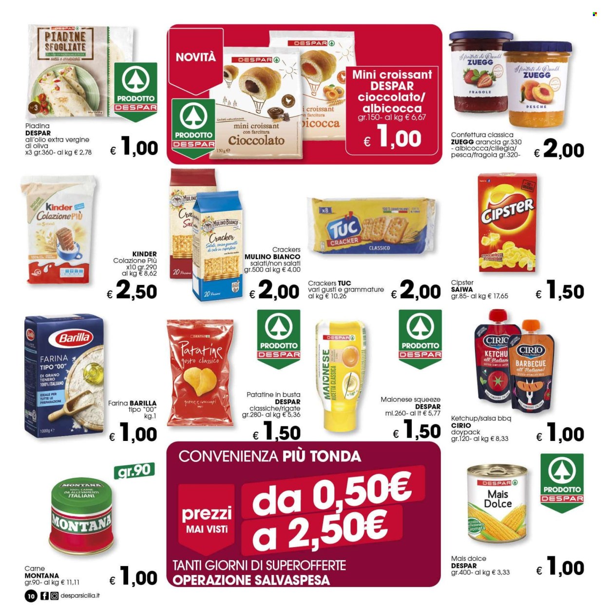 Volantino Despar - 29/1/2024 - 8/2/2024. Pagina 10
