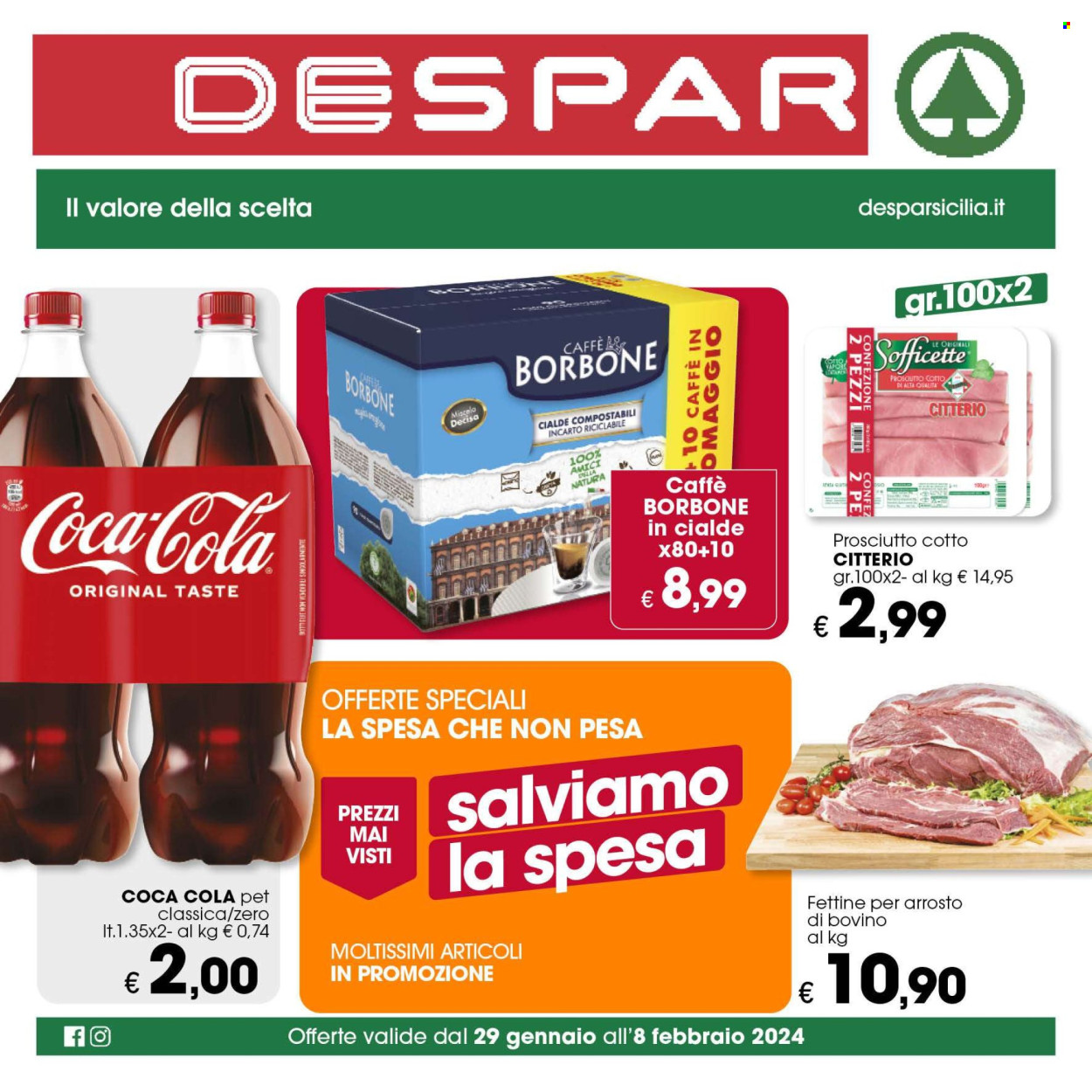 Volantino Despar - 29/1/2024 - 8/2/2024. Pagina 16