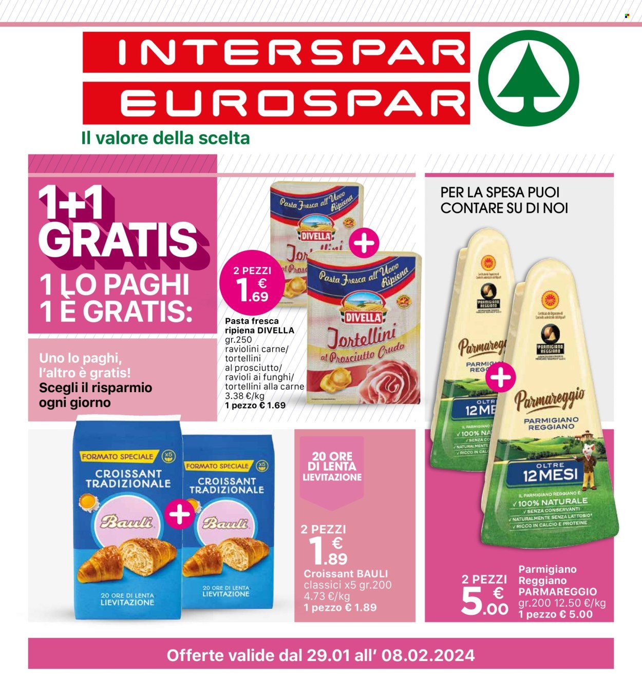 Volantino Eurospar - 29/1/2024 - 8/2/2024. Pagina 1
