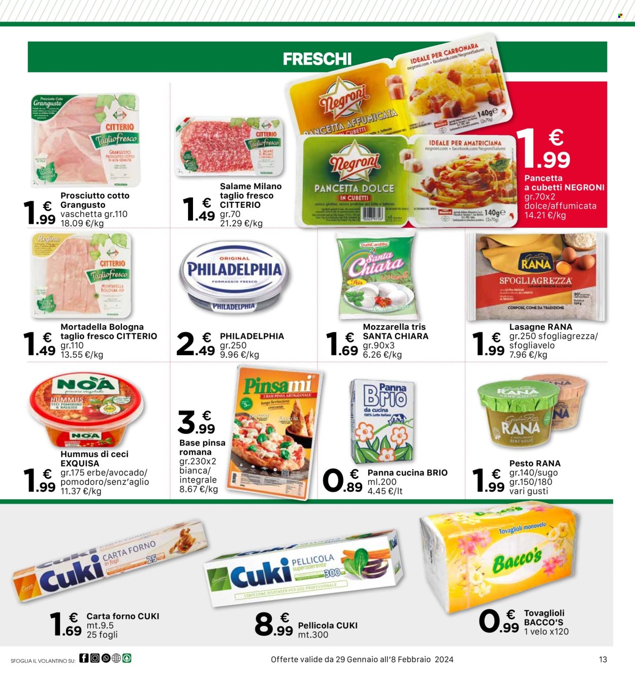 Volantino Eurospar - 29/1/2024 - 8/2/2024. Pagina 13