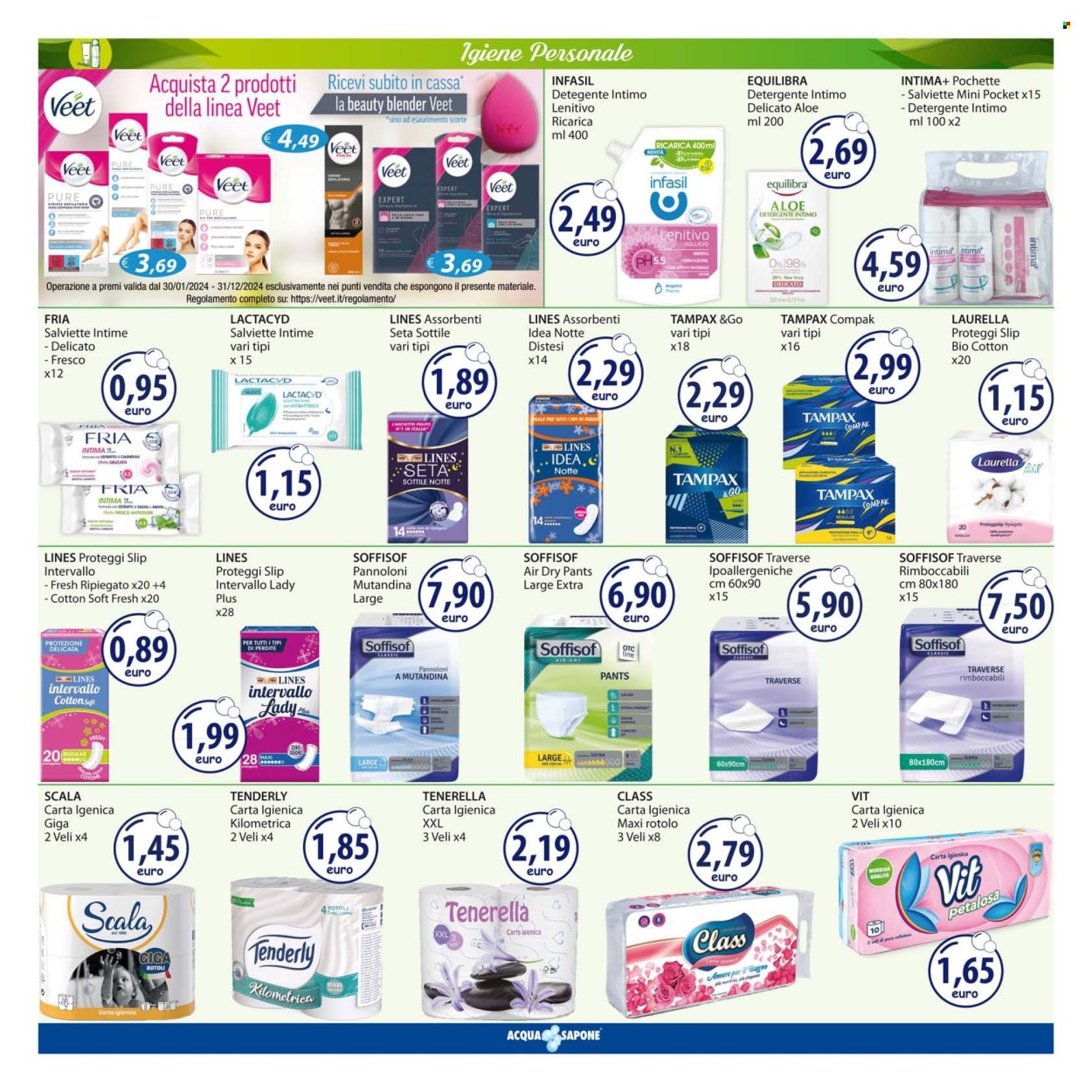 Volantino Acqua & Sapone - 29/1/2024 - 11/2/2024. Pagina 12