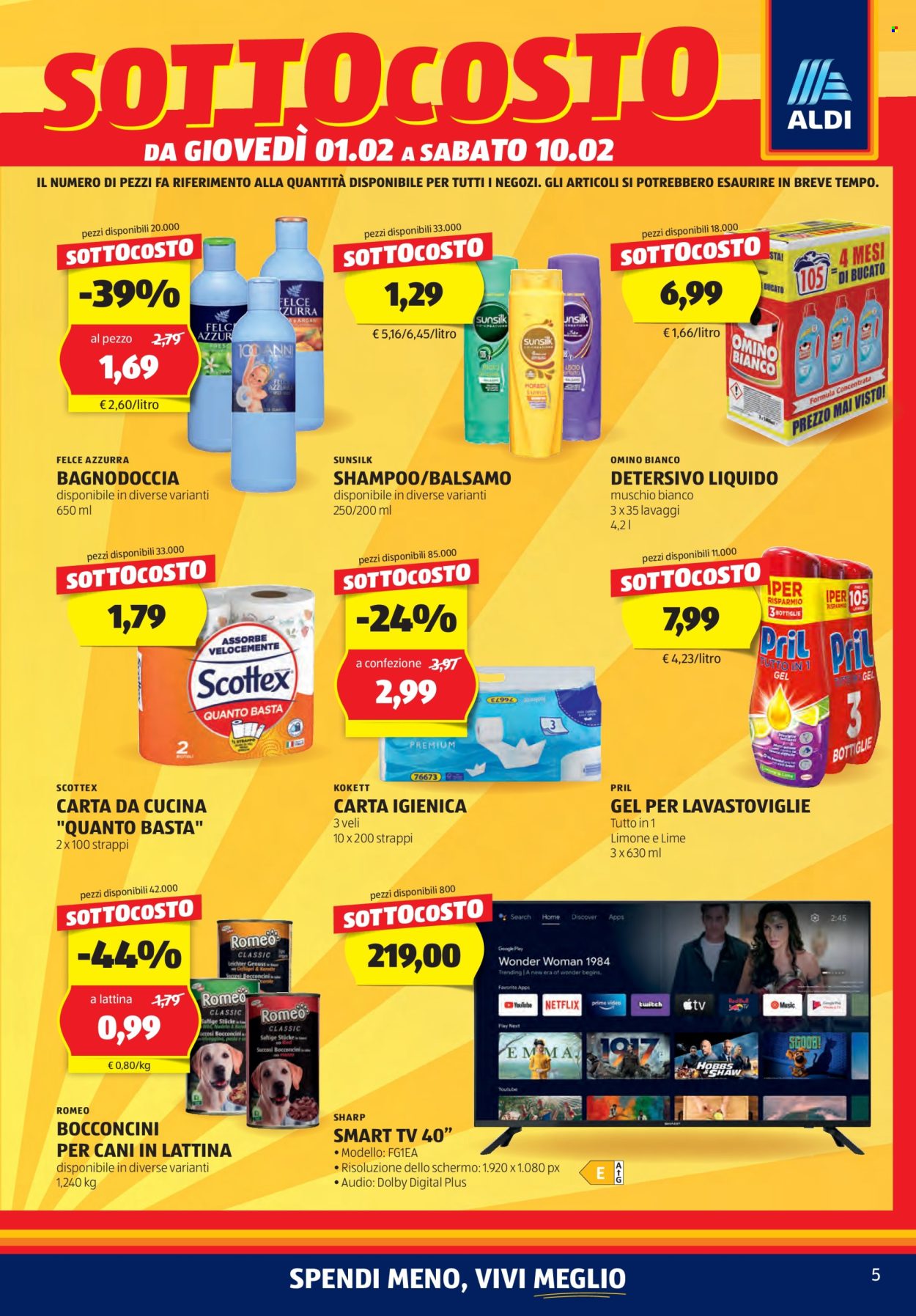 Volantino Aldi - 5/2/2024 - 11/2/2024. Pagina 5