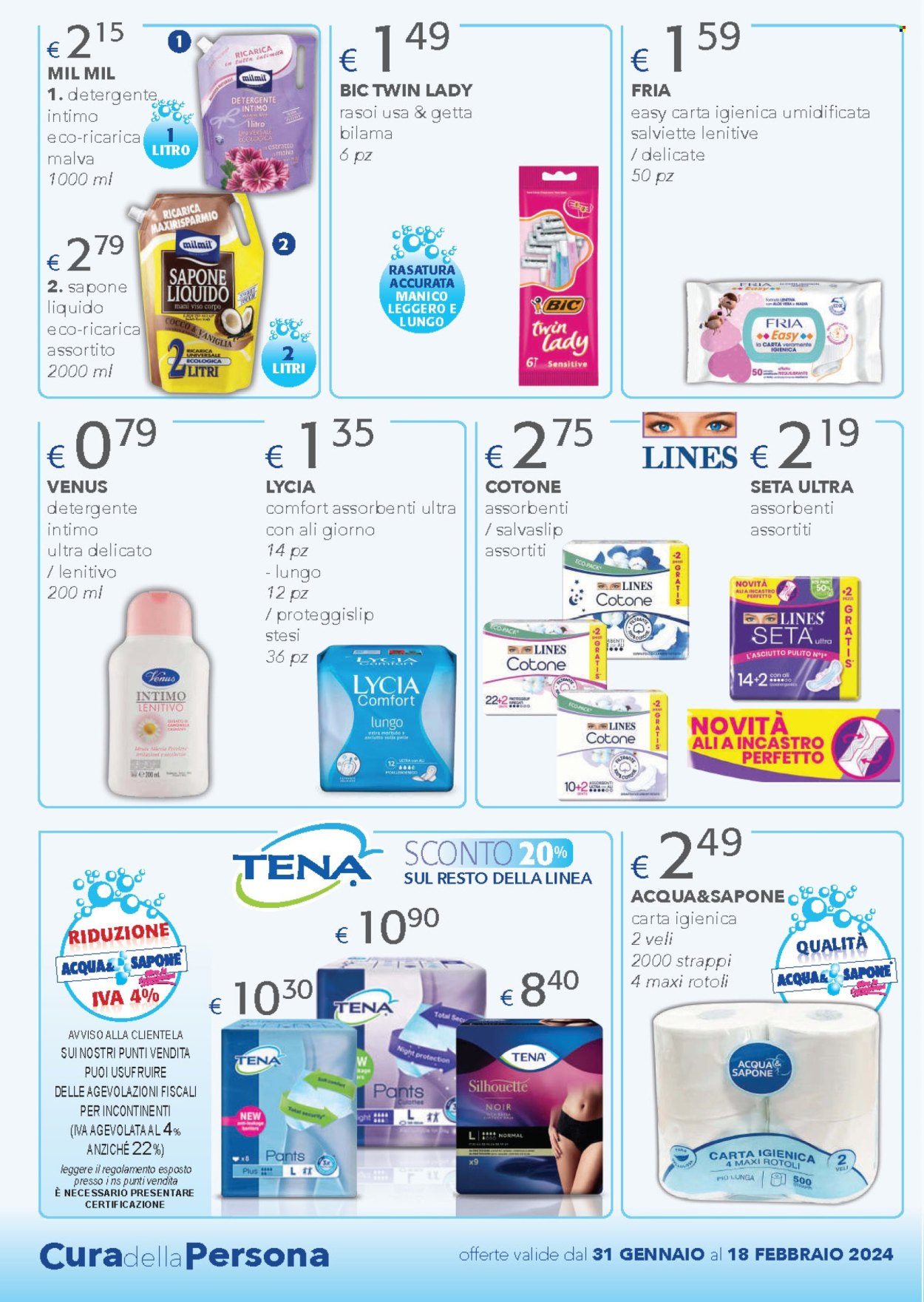 Volantino Acqua & Sapone - 31/1/2024 - 18/2/2024. Pagina 14
