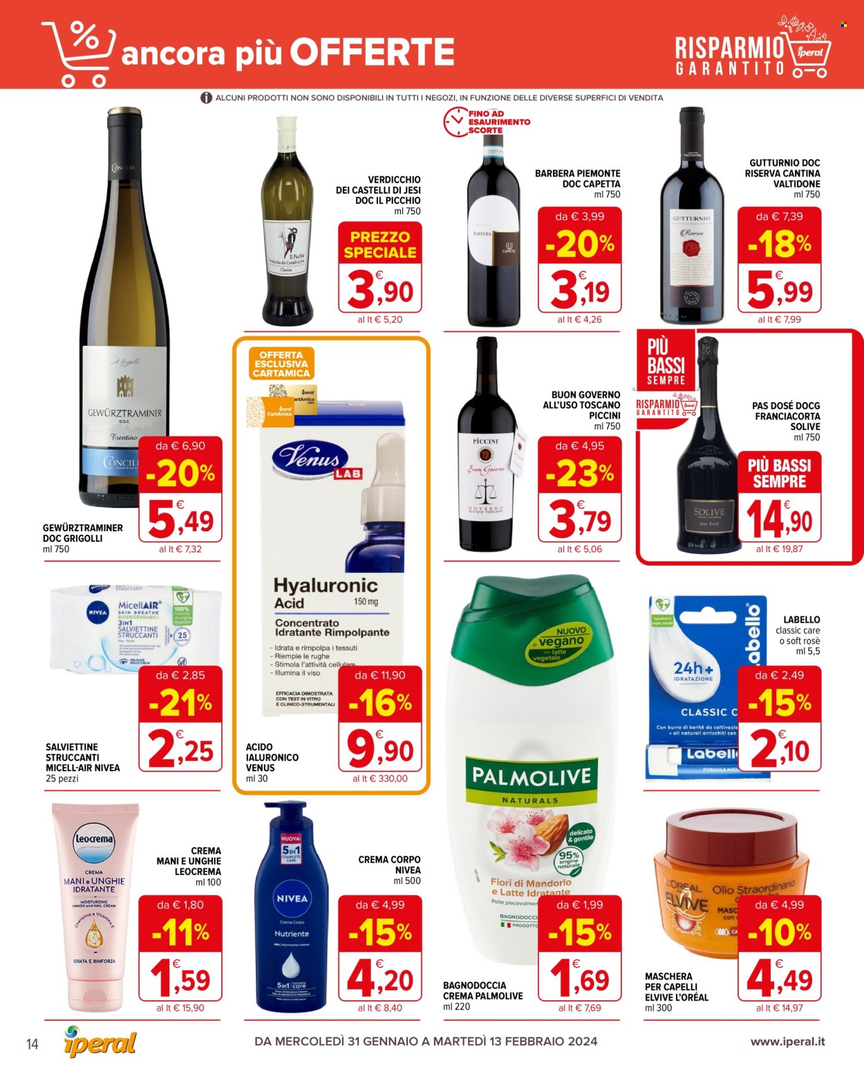 Volantino Iperal - 31/1/2024 - 13/2/2024. Pagina 14