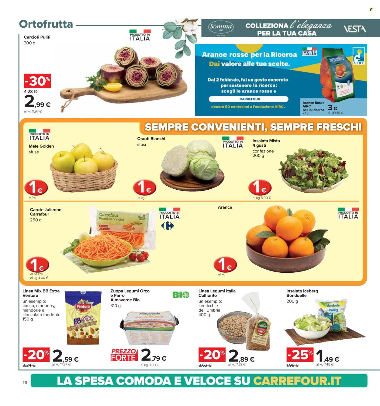 Volantino Carrefour - 2/2/2024 - 11/2/2024. Pagina 16
