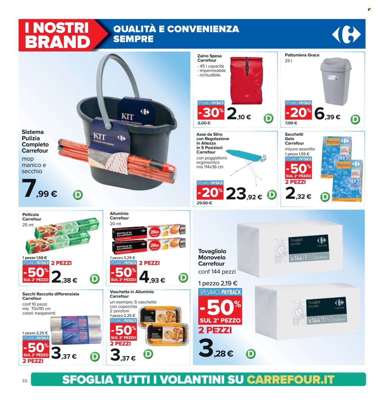 Volantino Carrefour - 2/2/2024 - 11/2/2024. Pagina 32