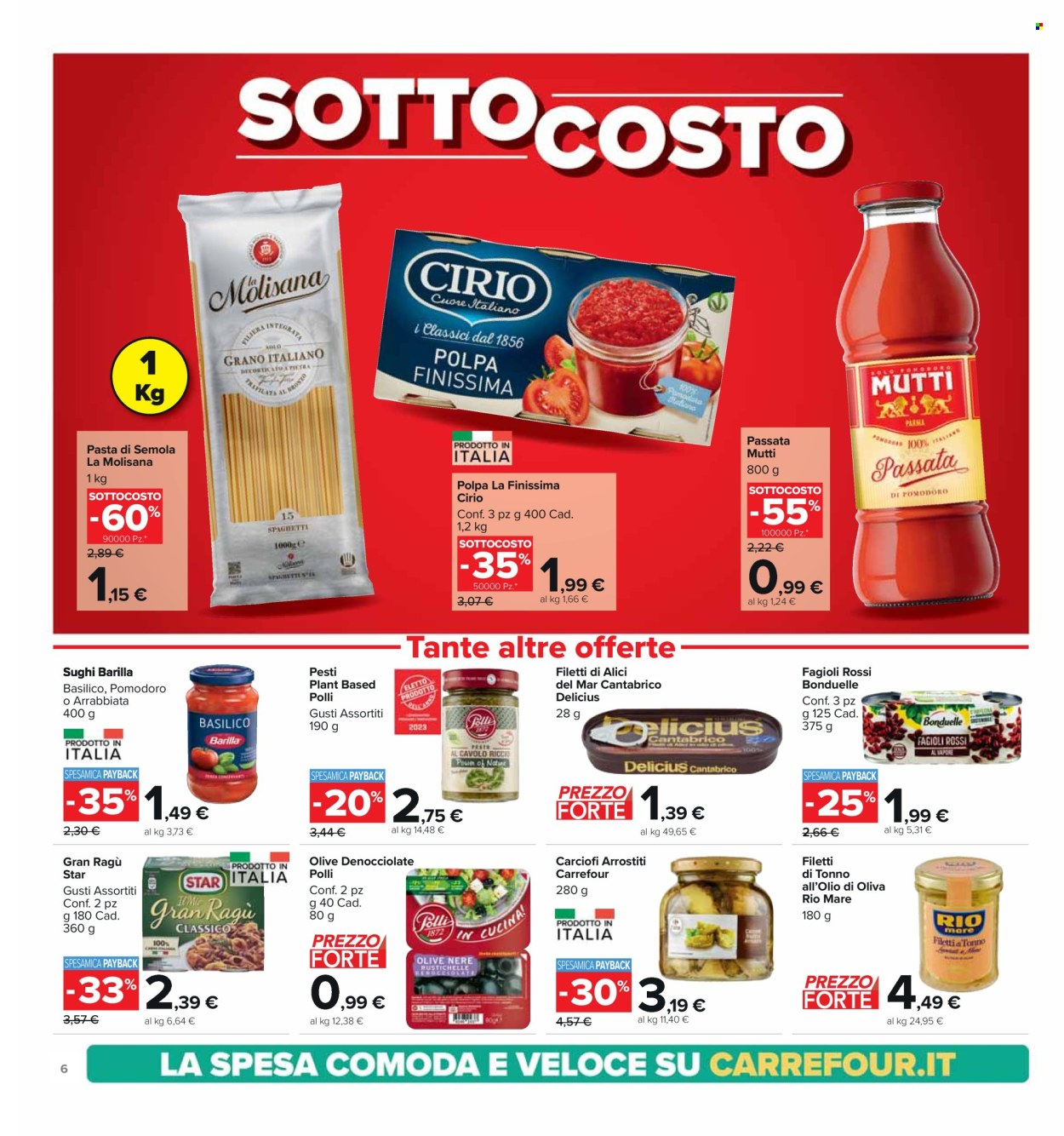 Volantino Carrefour - 2/2/2024 - 11/2/2024. Pagina 6