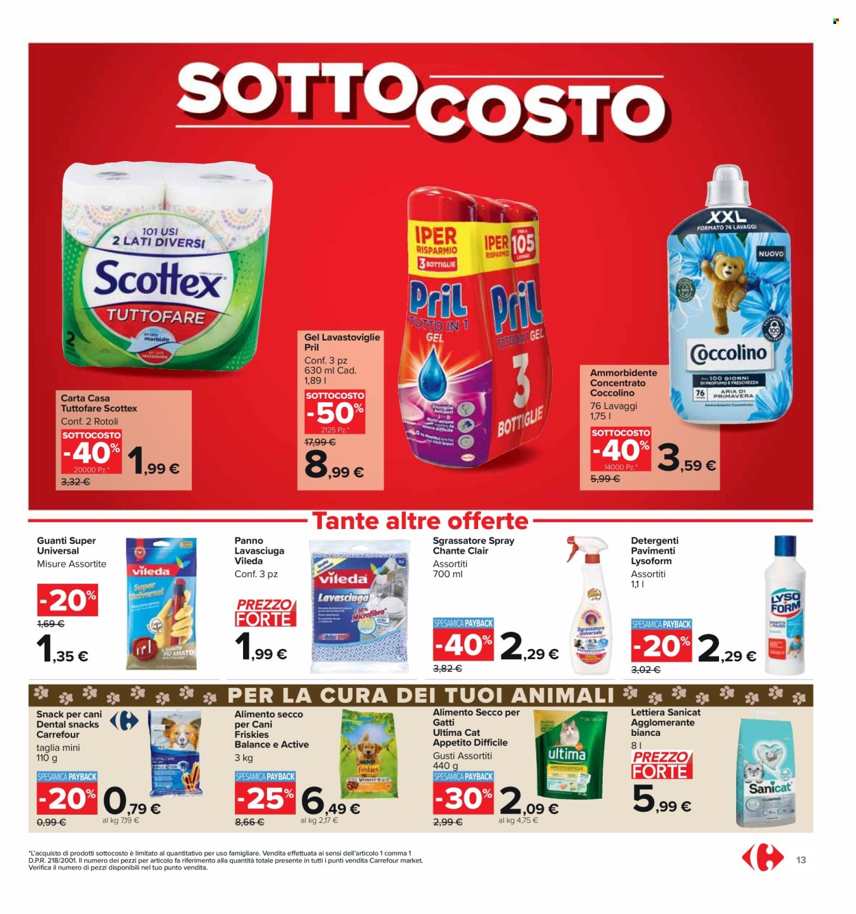 Volantino Carrefour - 2/2/2024 - 11/2/2024. Pagina 13