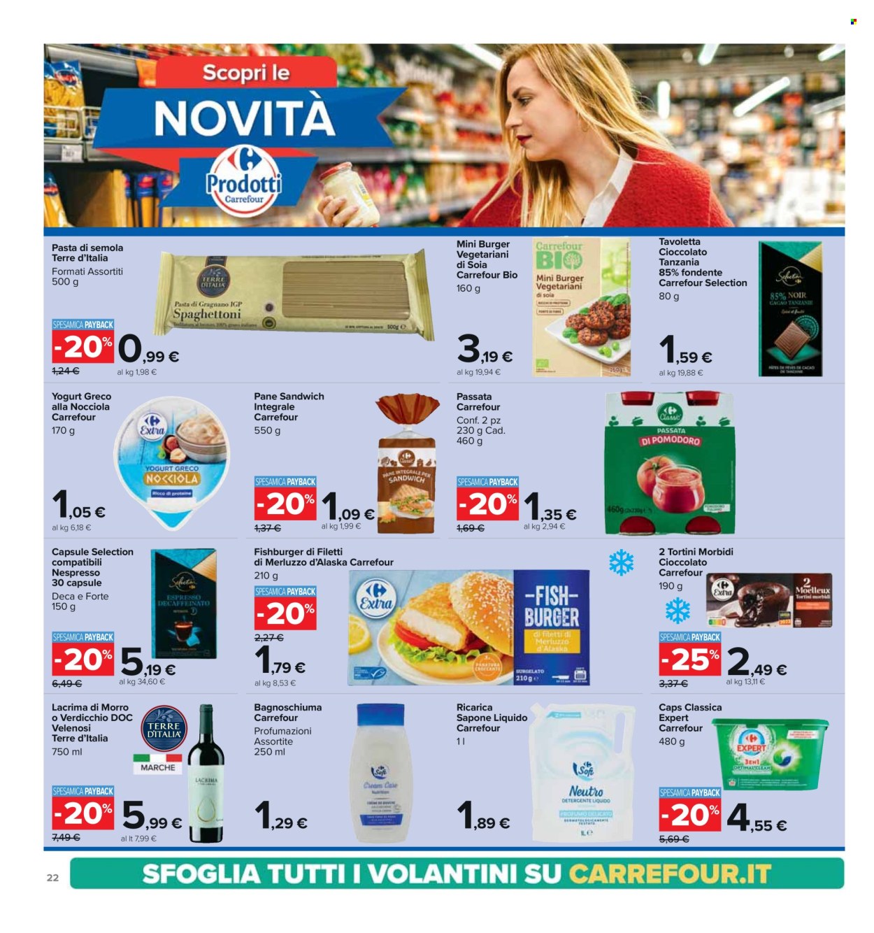 Volantino Carrefour - 2/2/2024 - 11/2/2024. Pagina 22