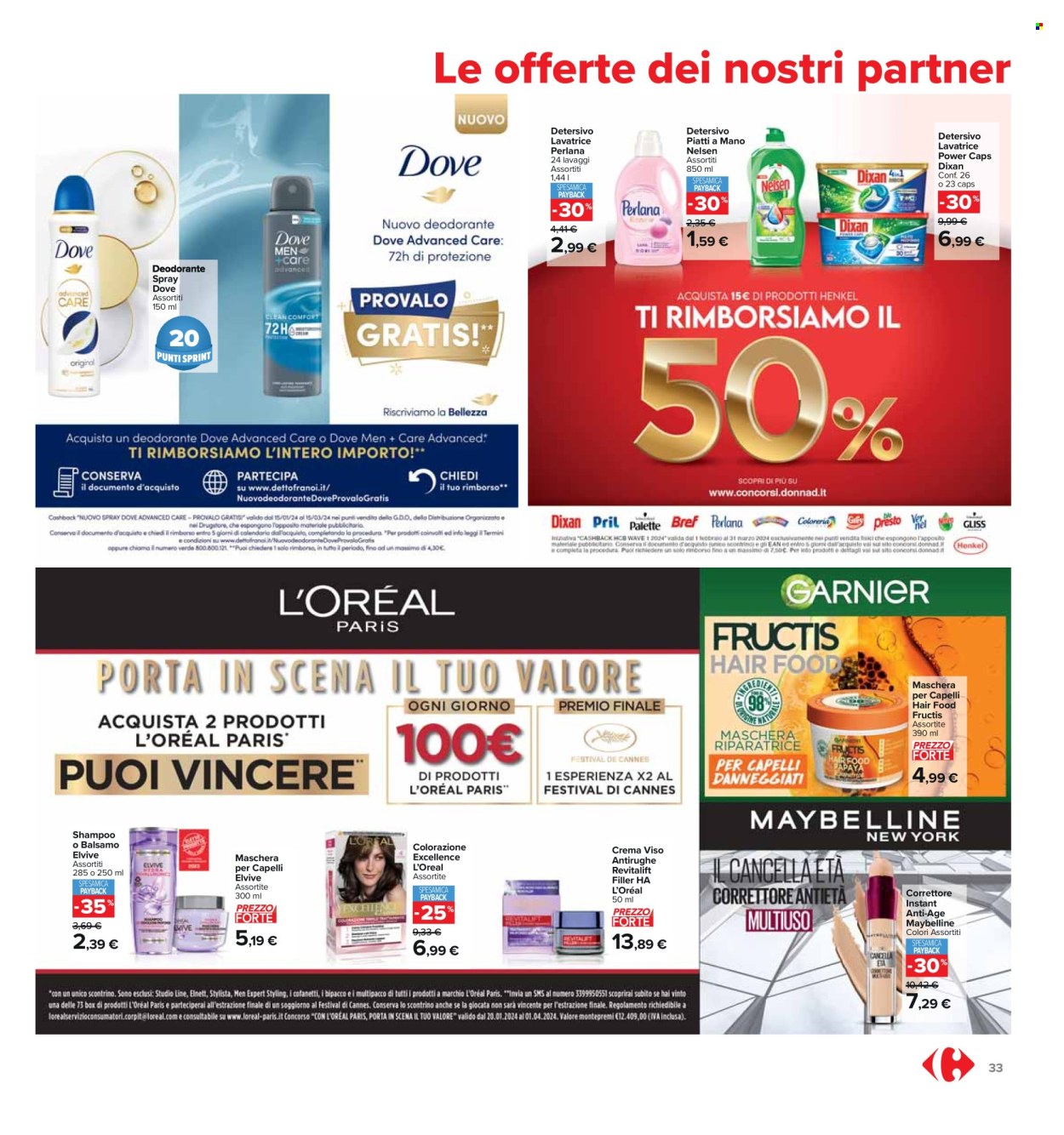 Volantino Carrefour - 2/2/2024 - 11/2/2024. Pagina 33