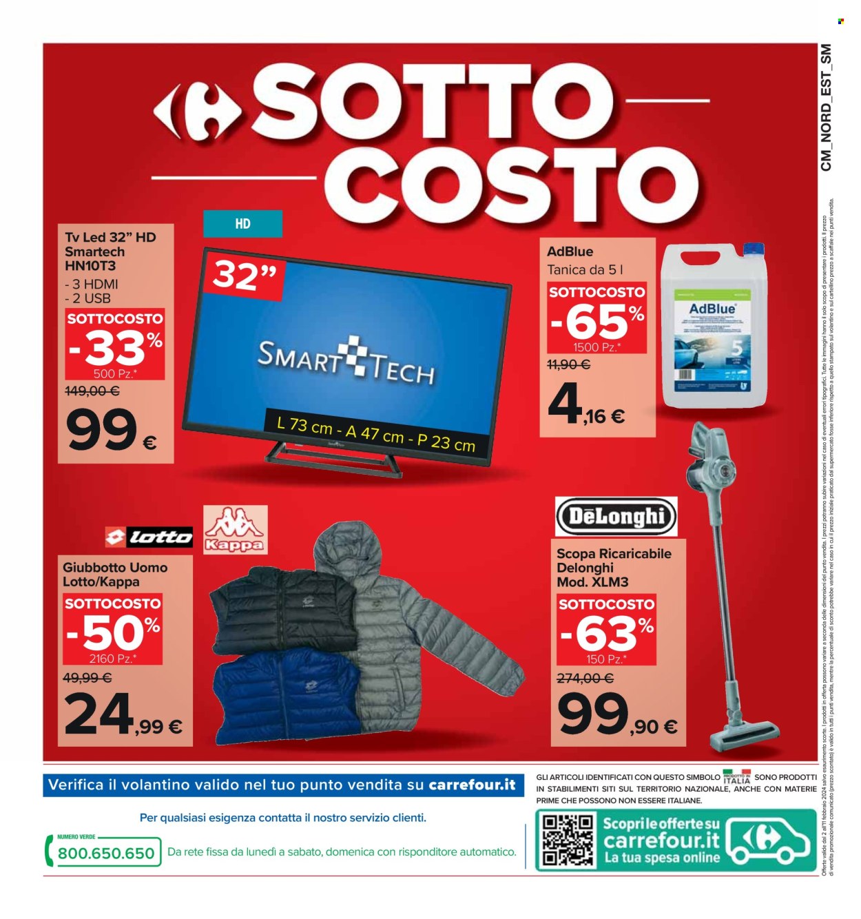 Volantino Carrefour - 2/2/2024 - 11/2/2024. Pagina 34