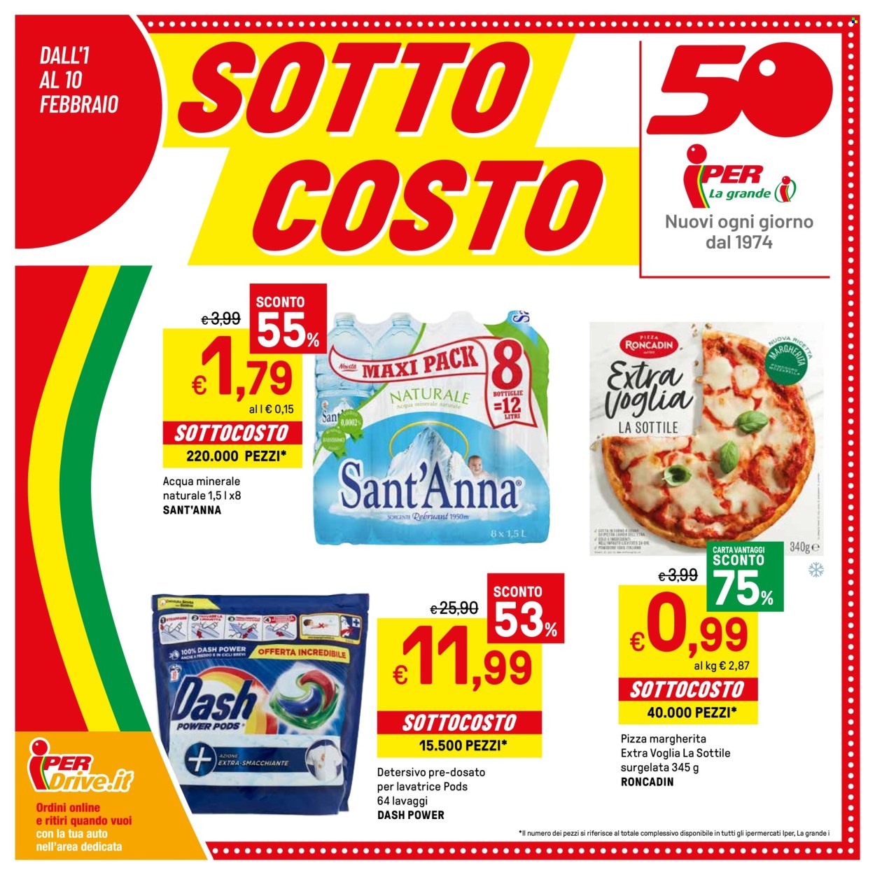Volantino Iper, La grande i - 1/2/2024 - 10/2/2024. Pagina 1
