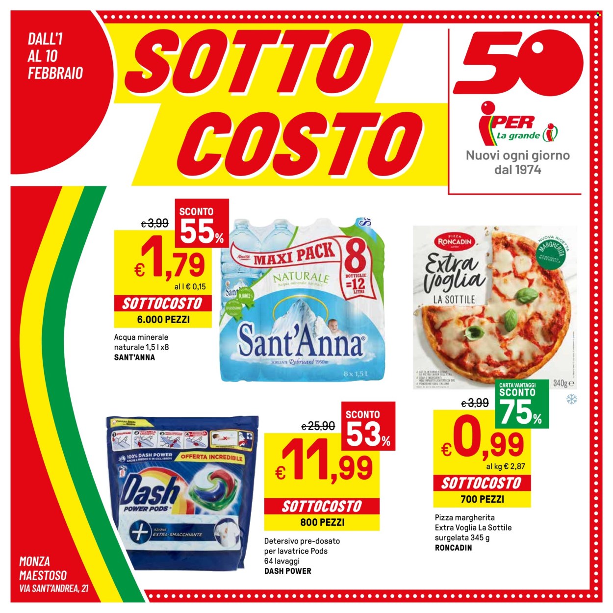 Volantino Iper, La grande i - 1/2/2024 - 10/2/2024. Pagina 1